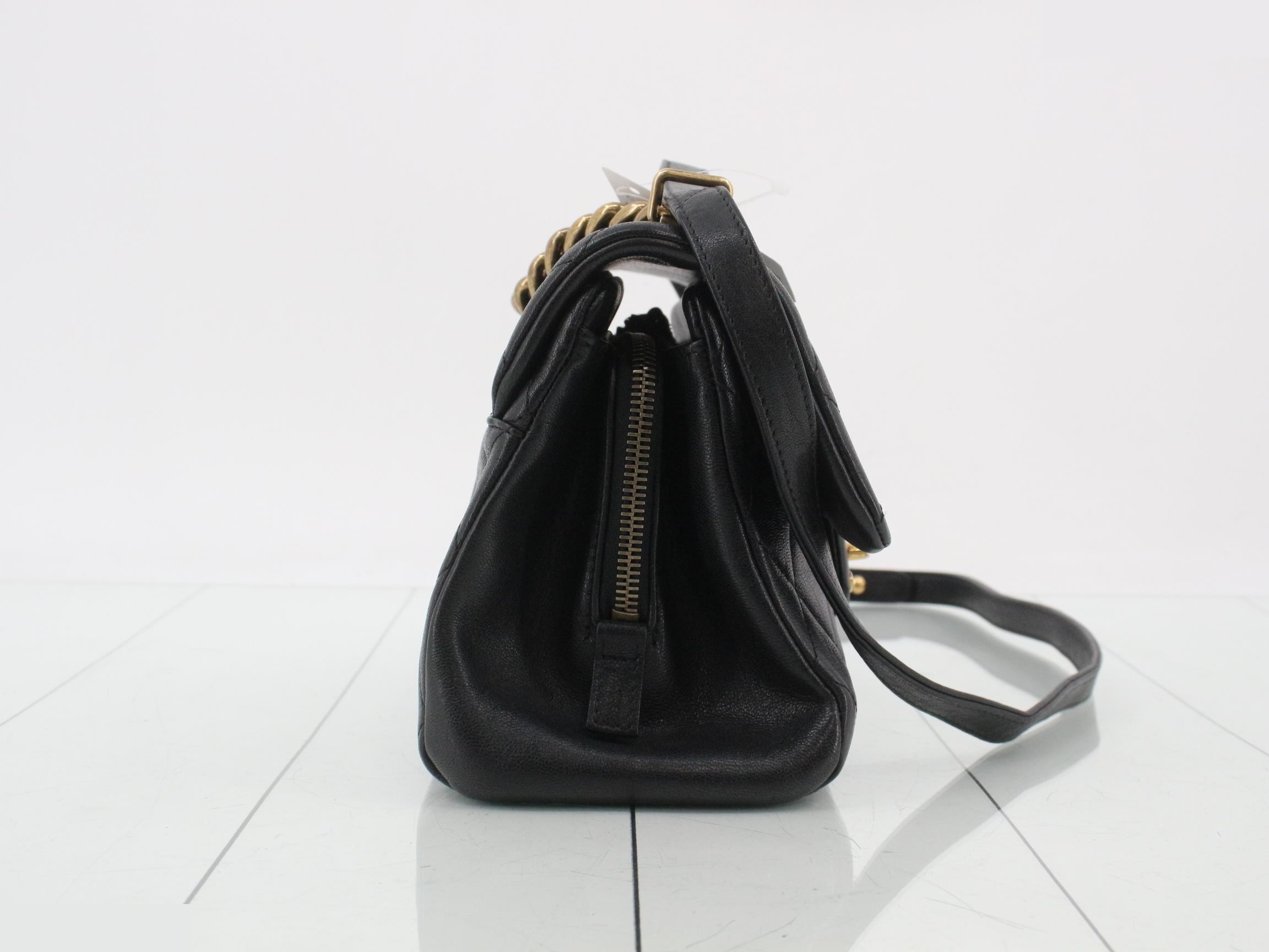 Leather Coco Mark 2-Way Chain Handbag — view 4