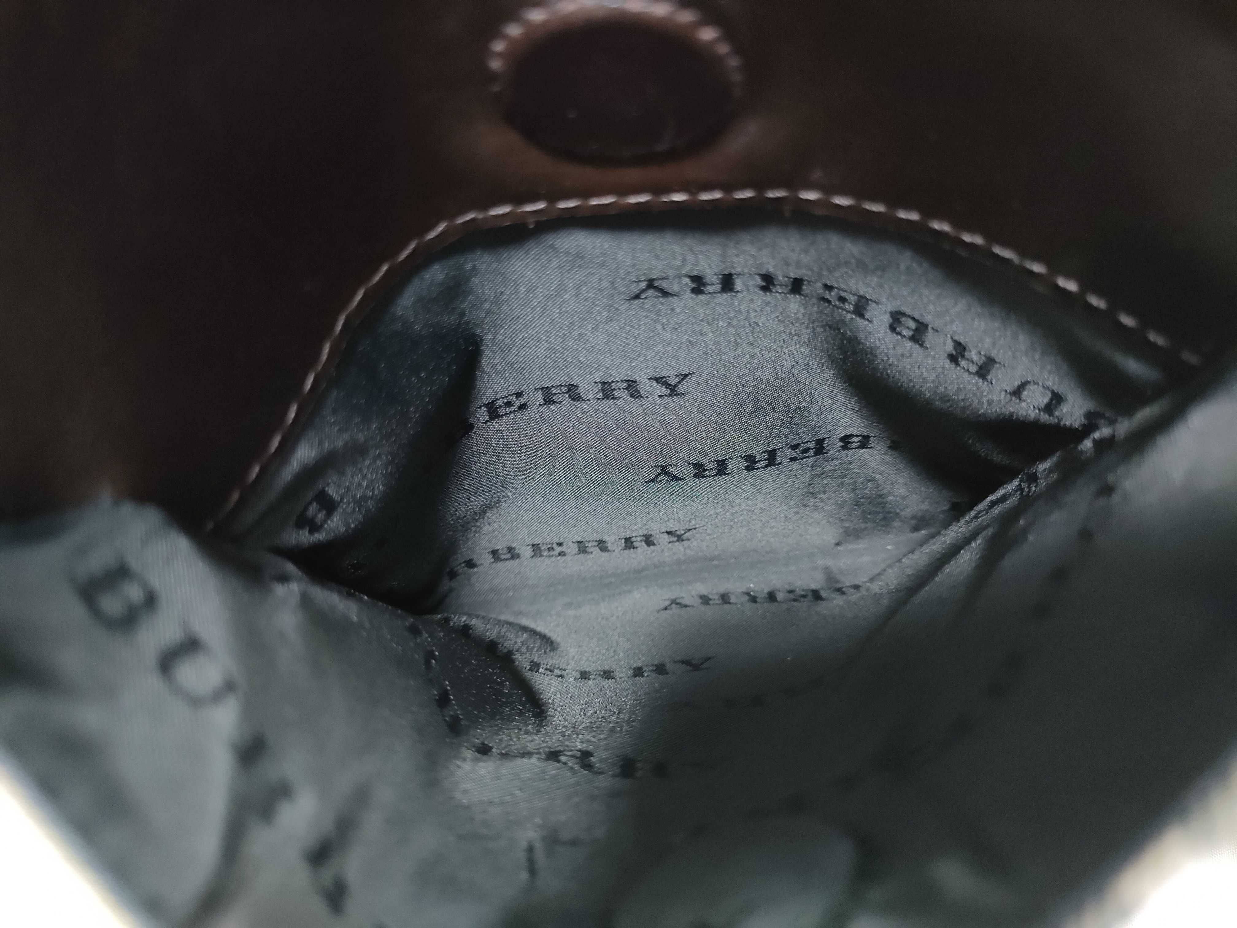 Nova Check Canvas Leather Shoulder Bag — view 14