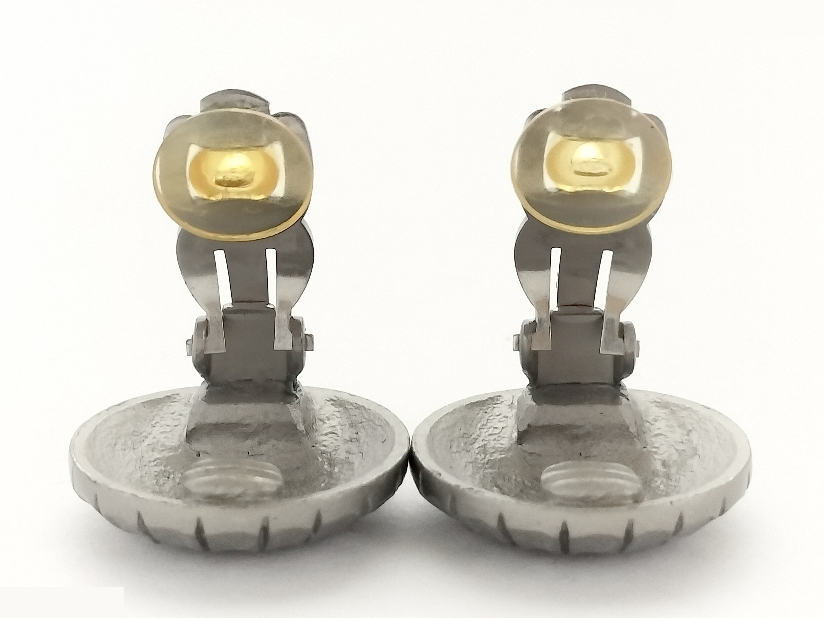 Logo Silver Earrings — view 4