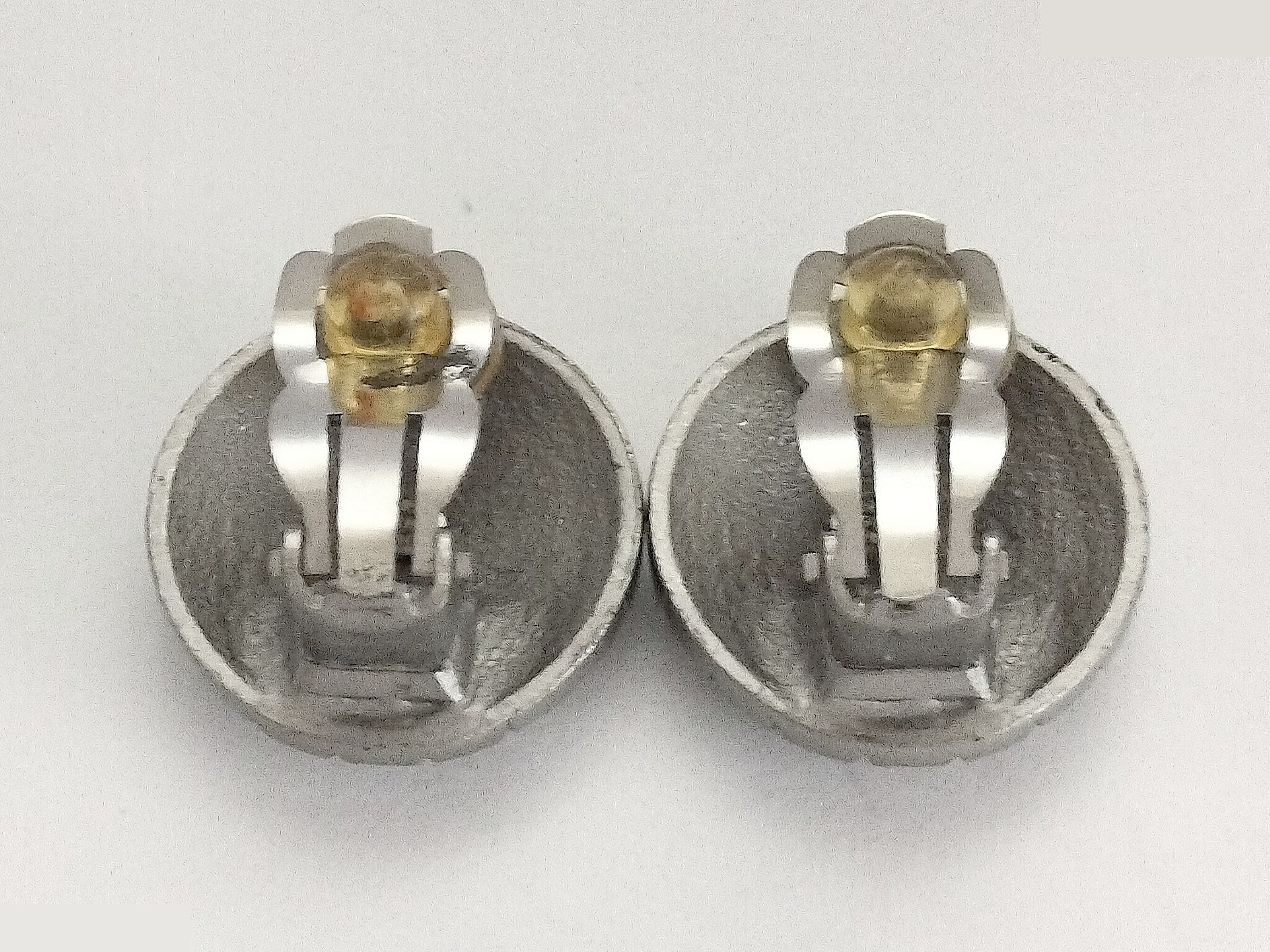 Logo Silver Earrings — view 5