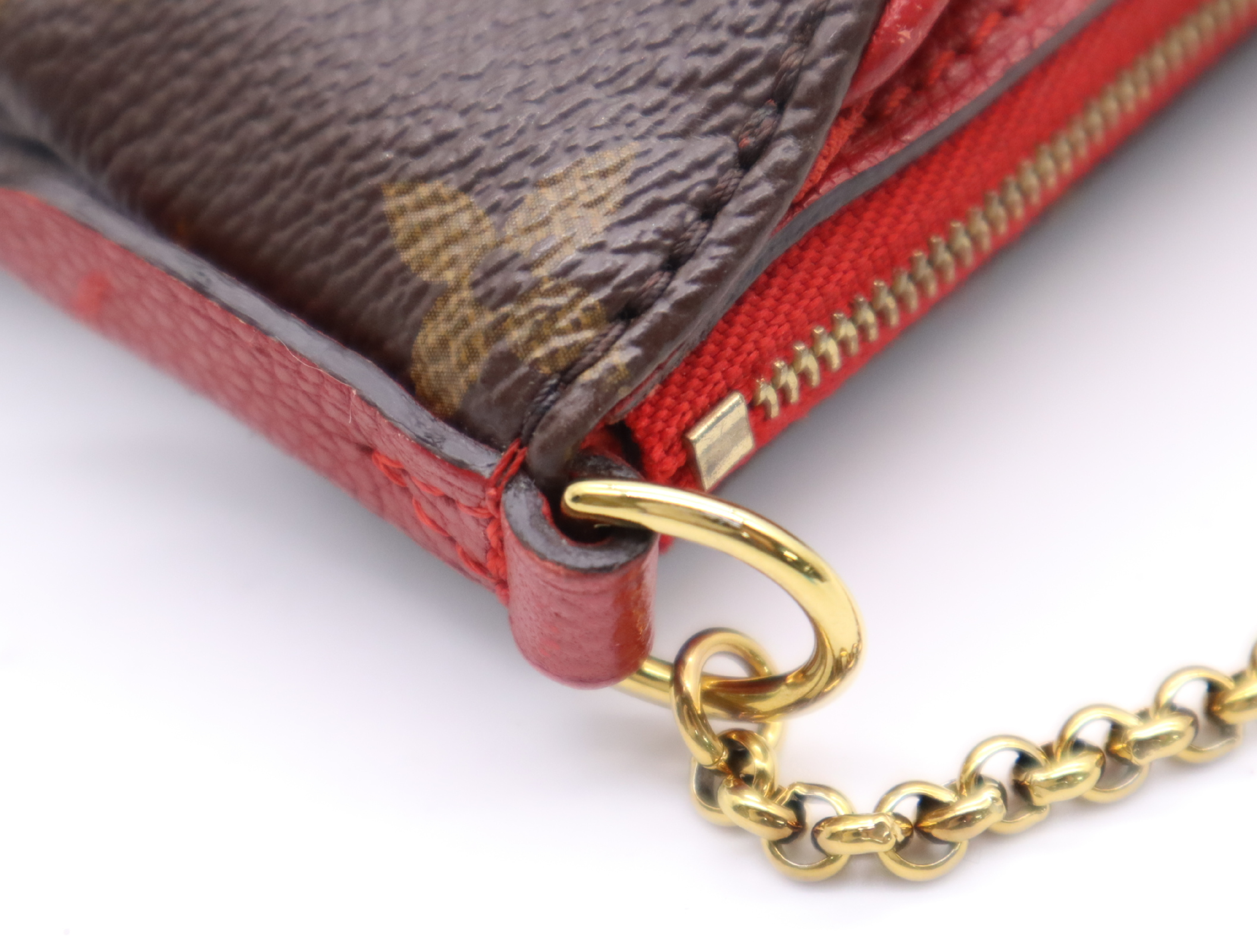M41638 Monogram Pallas Clutch Cerise Shoulder Bag — view 8