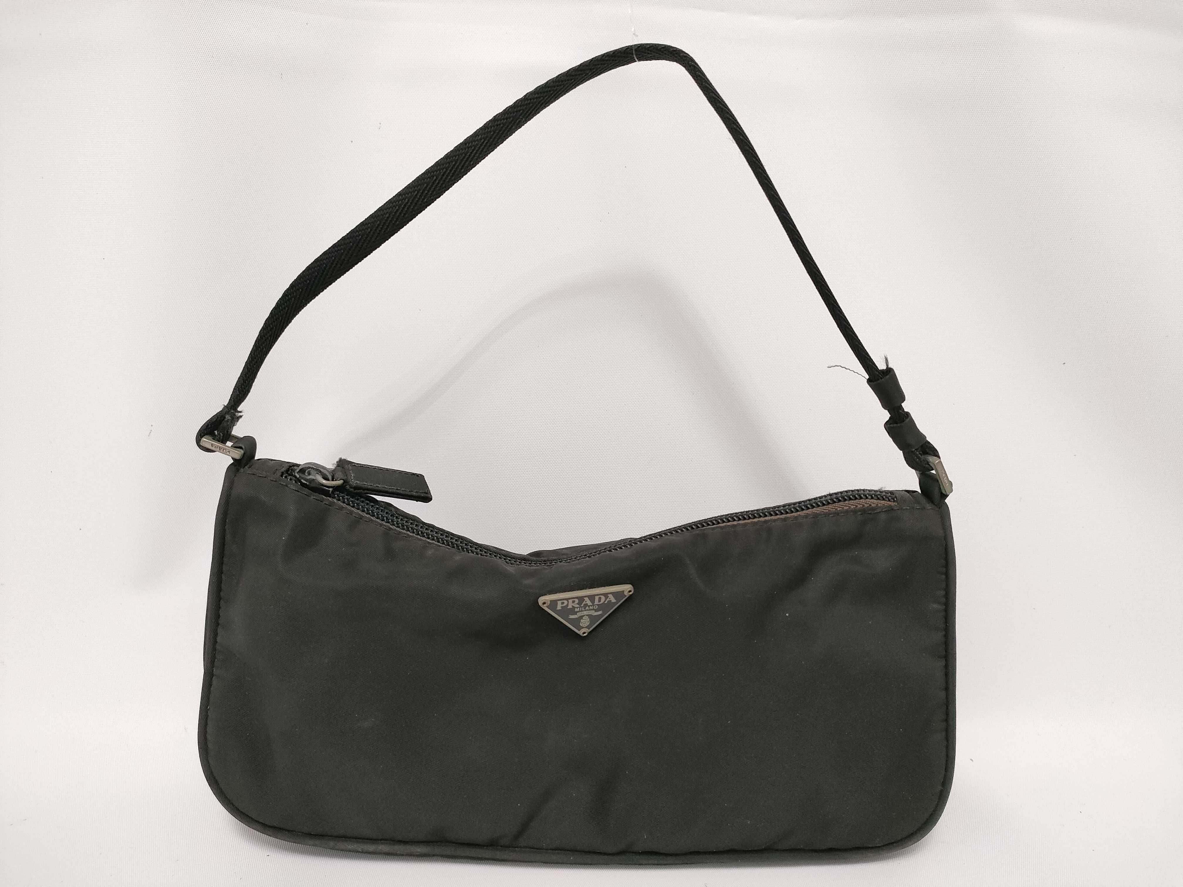 Nylon Prada Saffiano Handbag Pouch Handbag