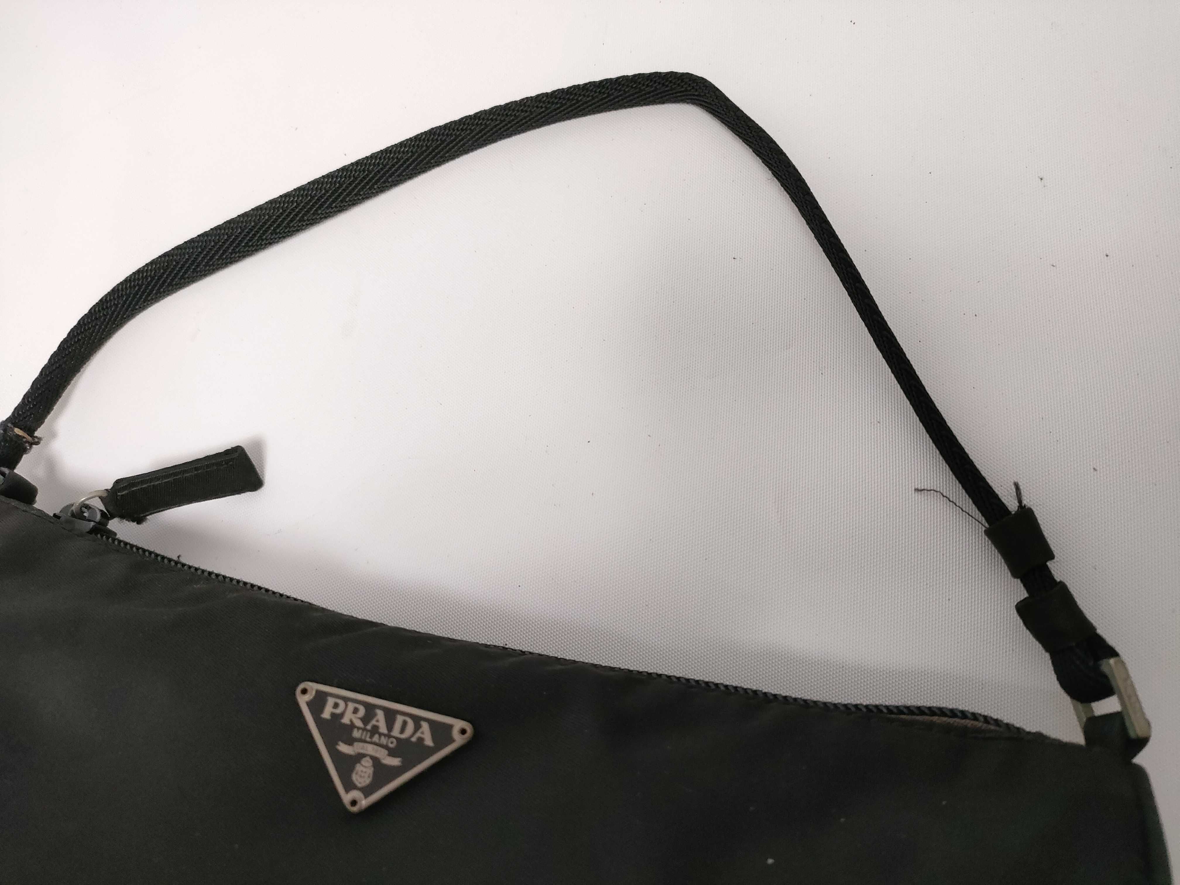 Nylon Prada Saffiano Handbag Pouch Handbag — view 3