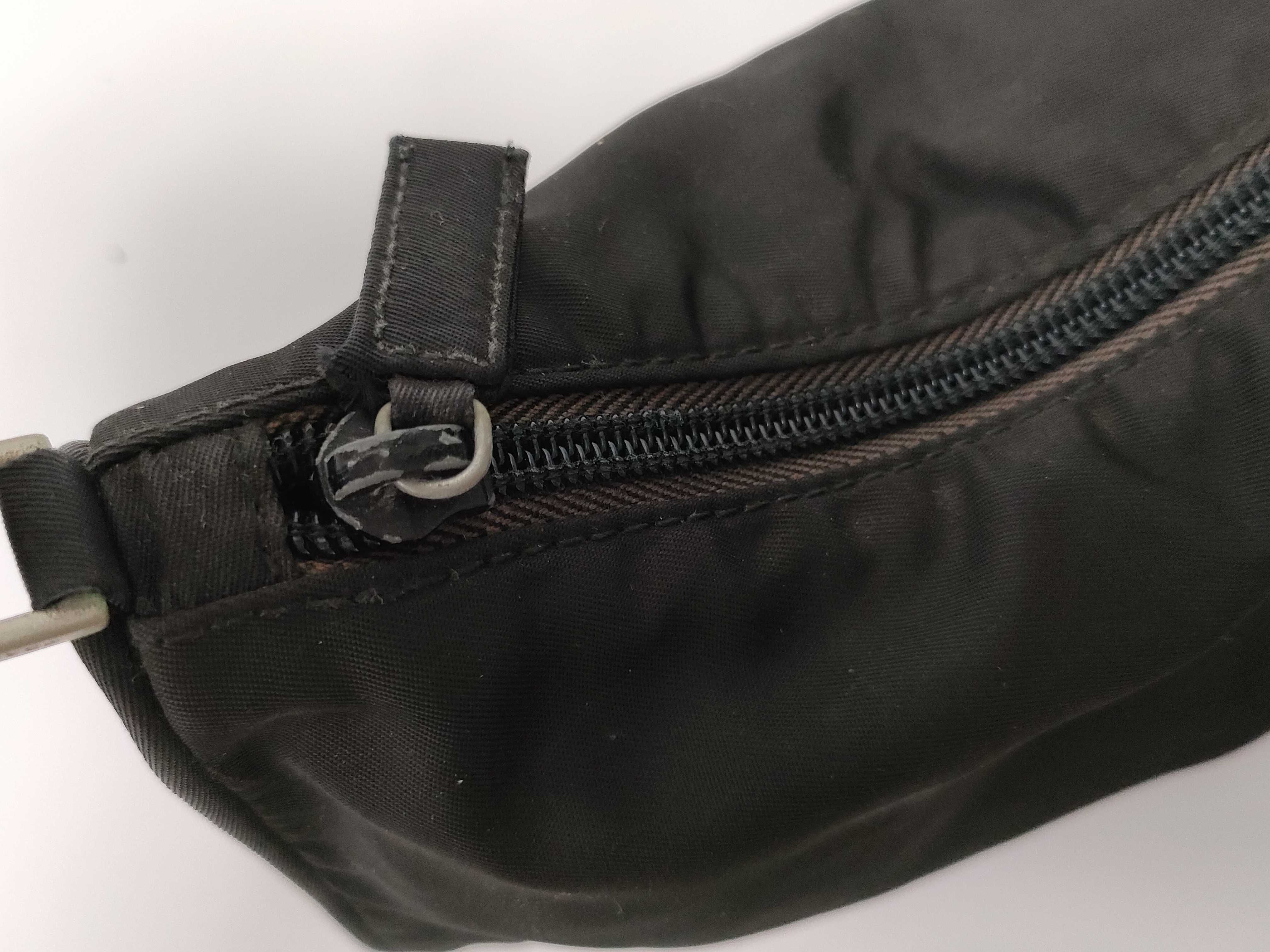 Nylon Prada Saffiano Handbag Pouch Handbag — view 6