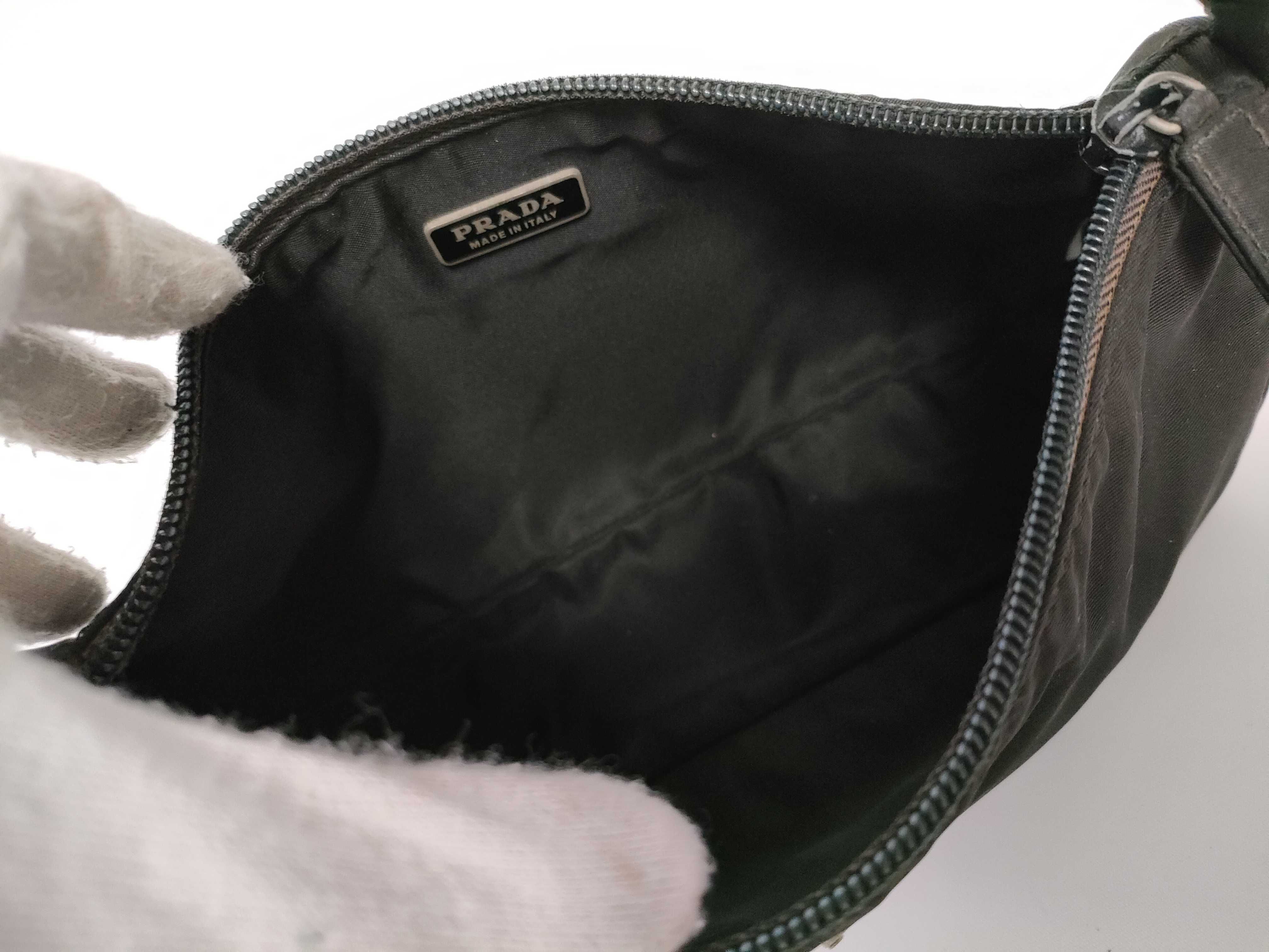 Nylon Prada Saffiano Handbag Pouch Handbag — view 9