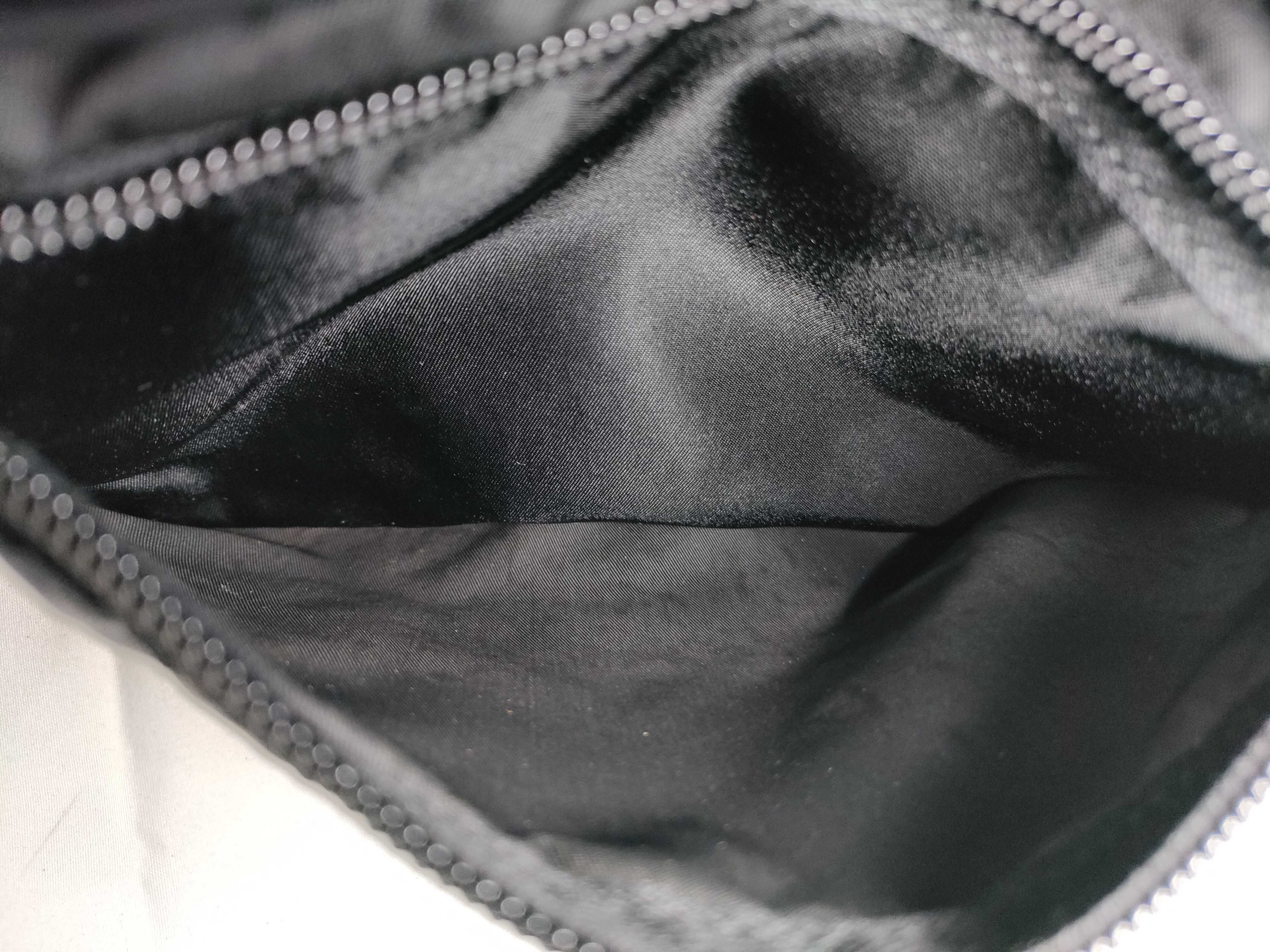Nylon Shoulder Bag, Black Nylon Shoulder Bag — view 15