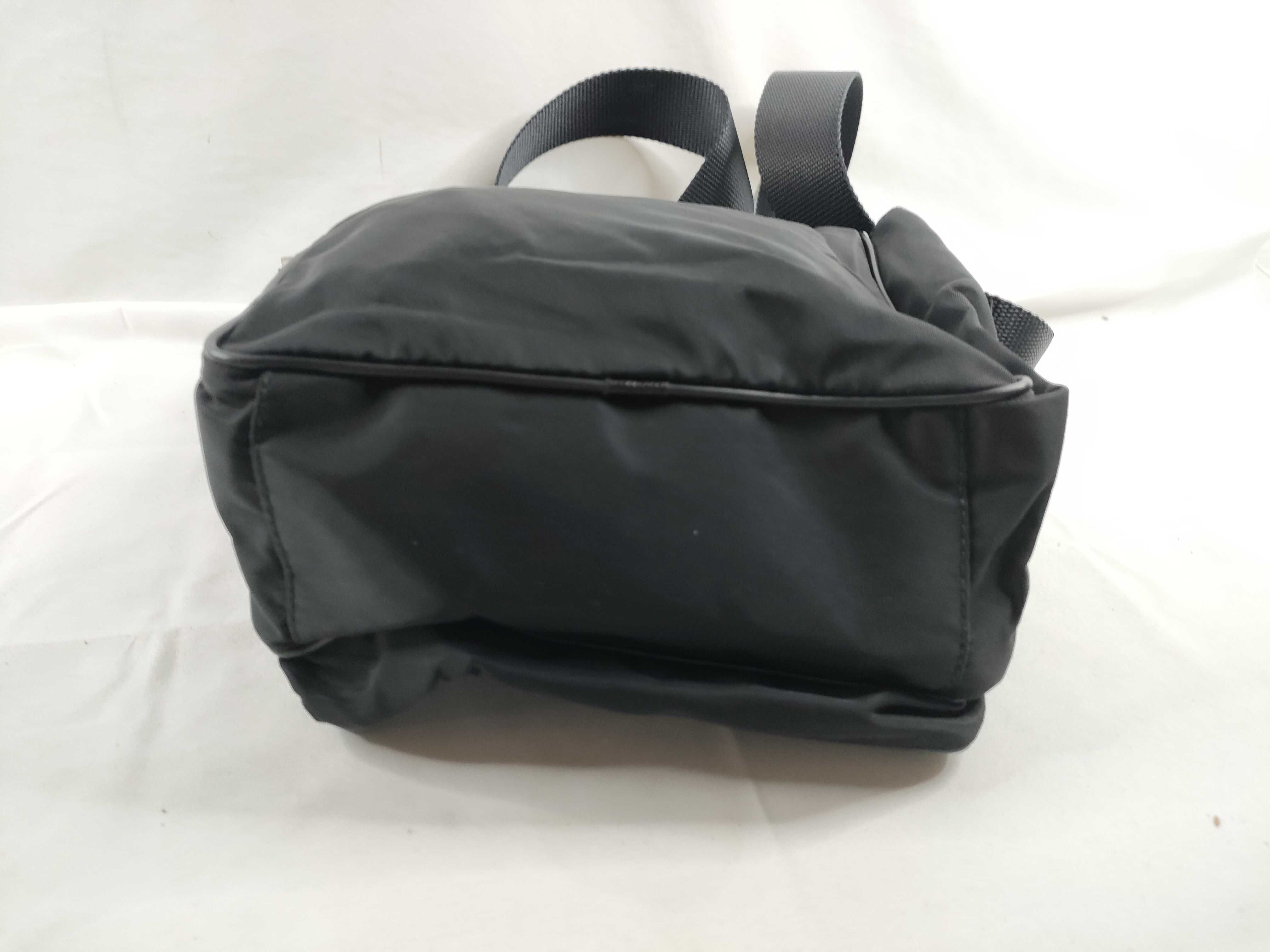 Nylon Shoulder Bag, Black Nylon Shoulder Bag — view 4