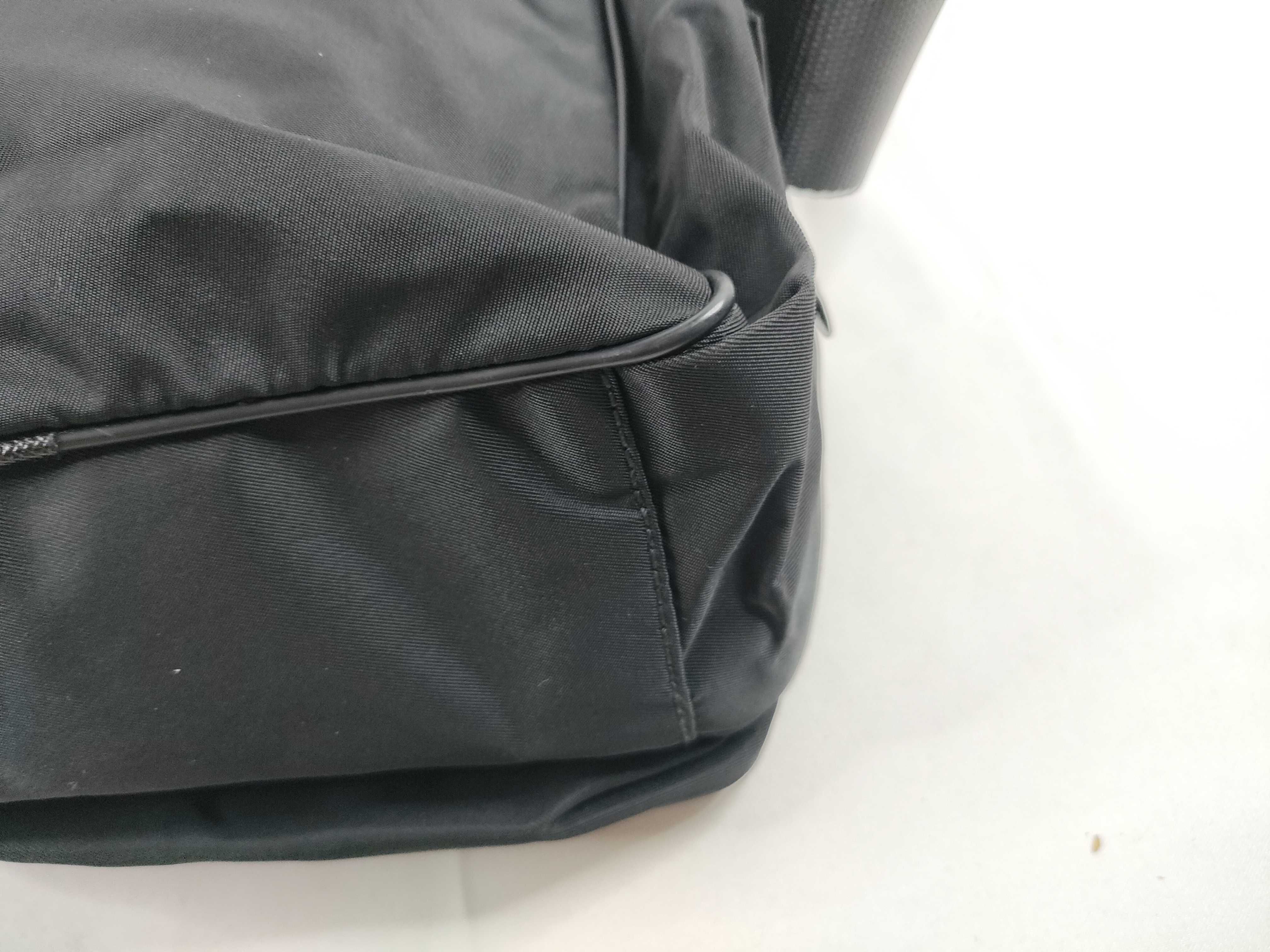 Nylon Shoulder Bag, Black Nylon Shoulder Bag — view 5
