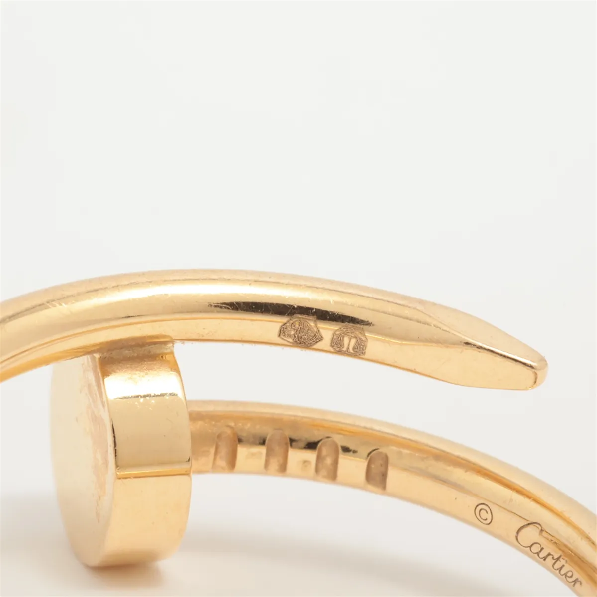 Just Ankle SM Ring 750(YG) 3.4g 51 TCA826 Distortion — view 4