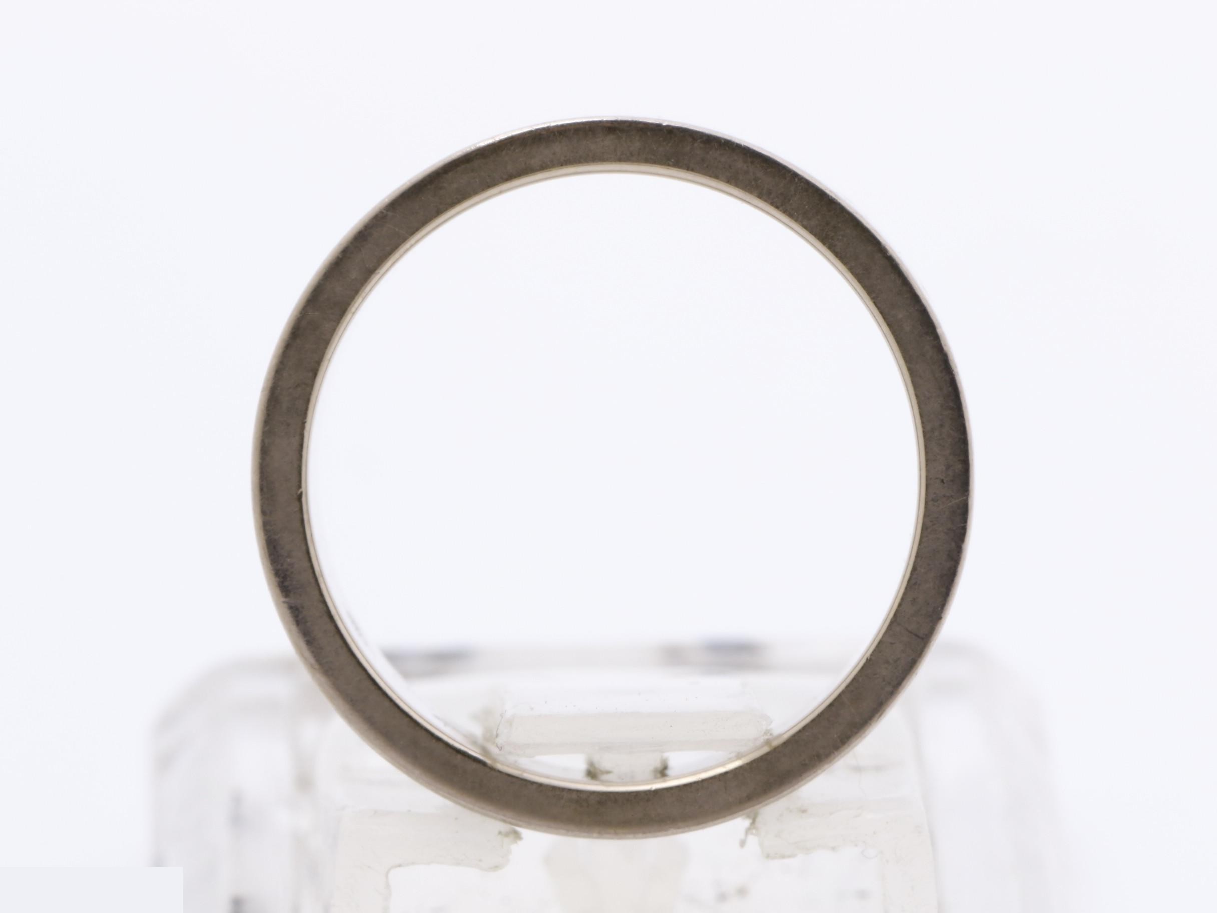 Love Ring, 750WG, 6.4g, #48 — view 5