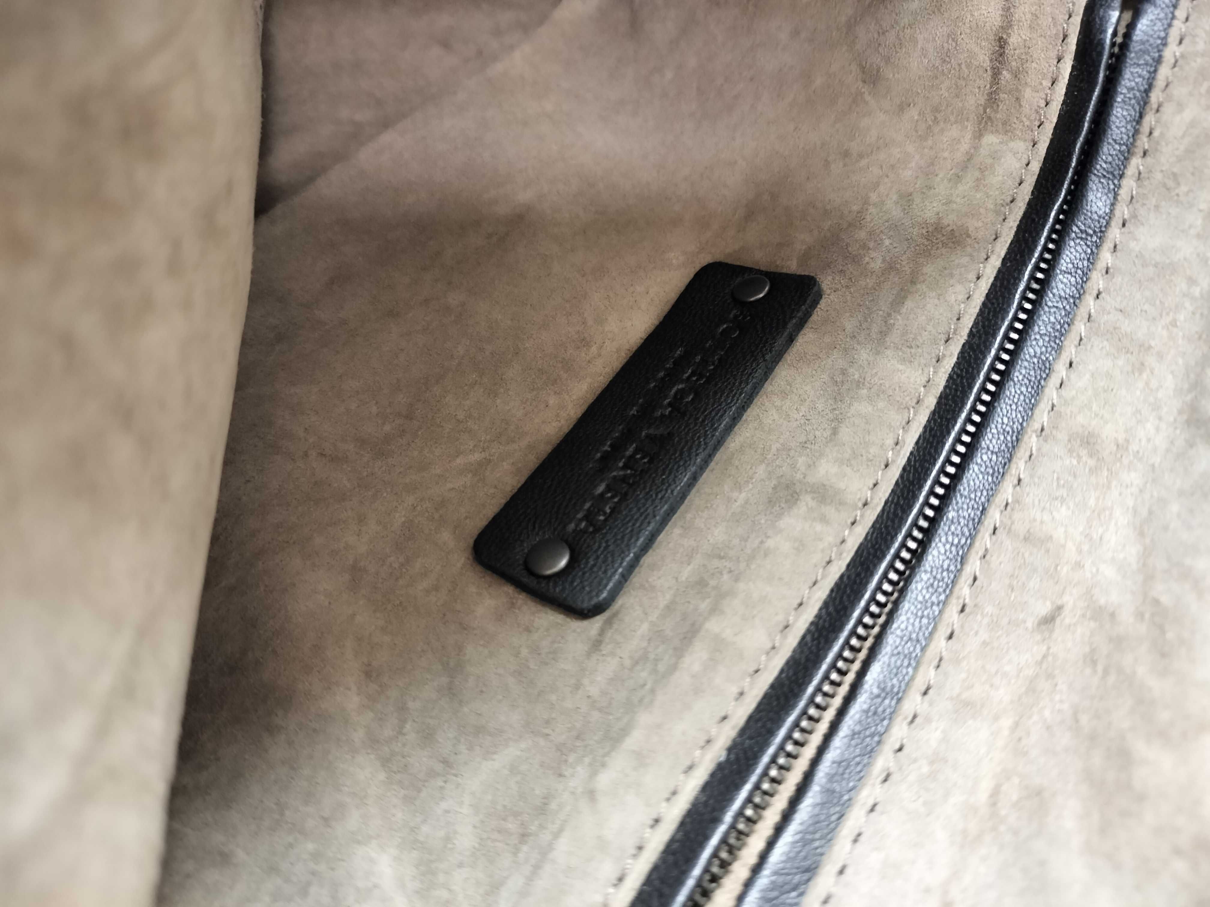 Intrecciato HK - Black Shoulder Bag — view 11
