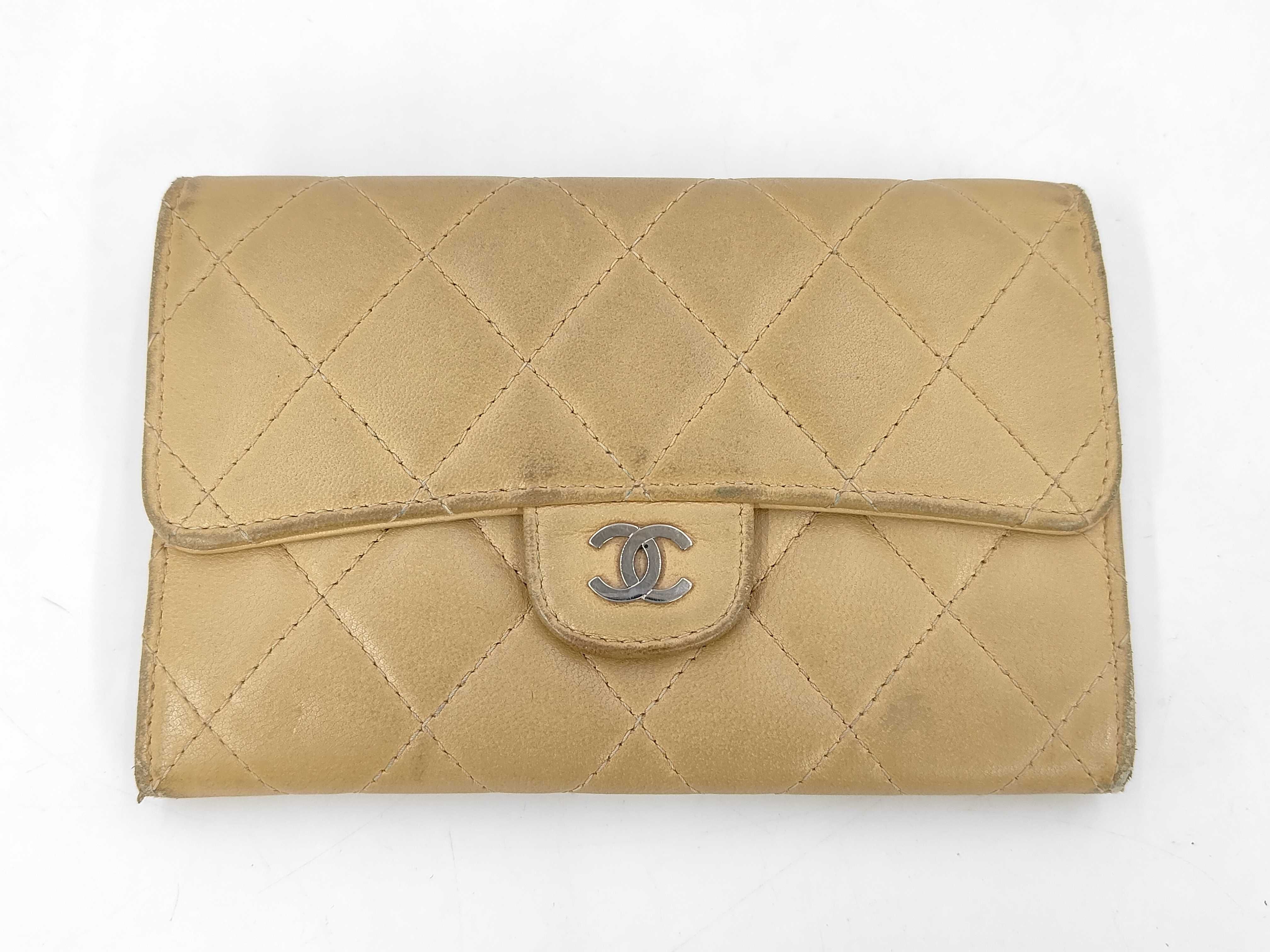 Lambskin Matelassé Folding Wallet
