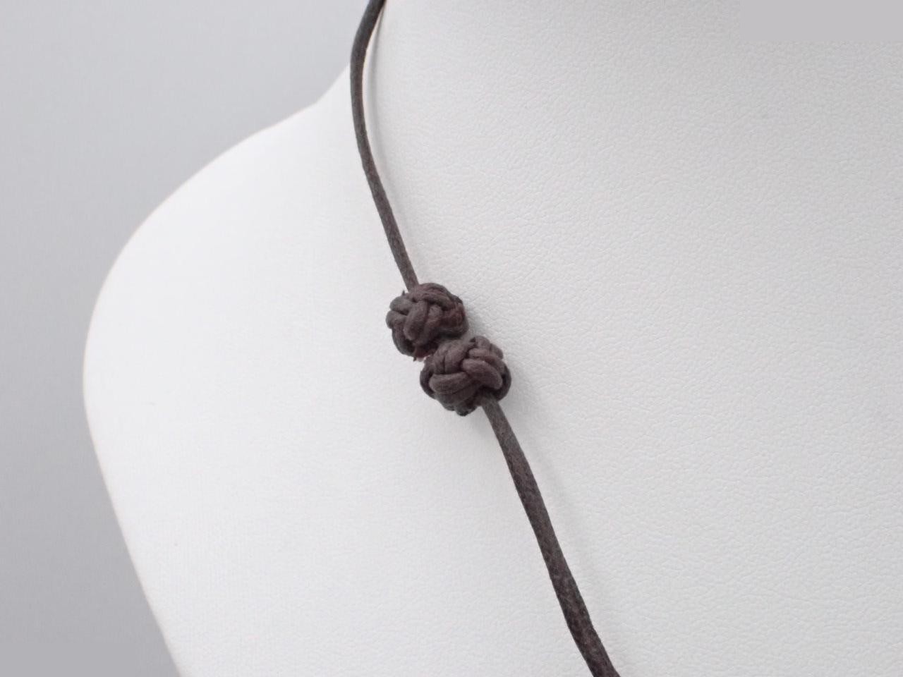 Lift Buffalo Horn Lacquer Cord Necklace — view 2