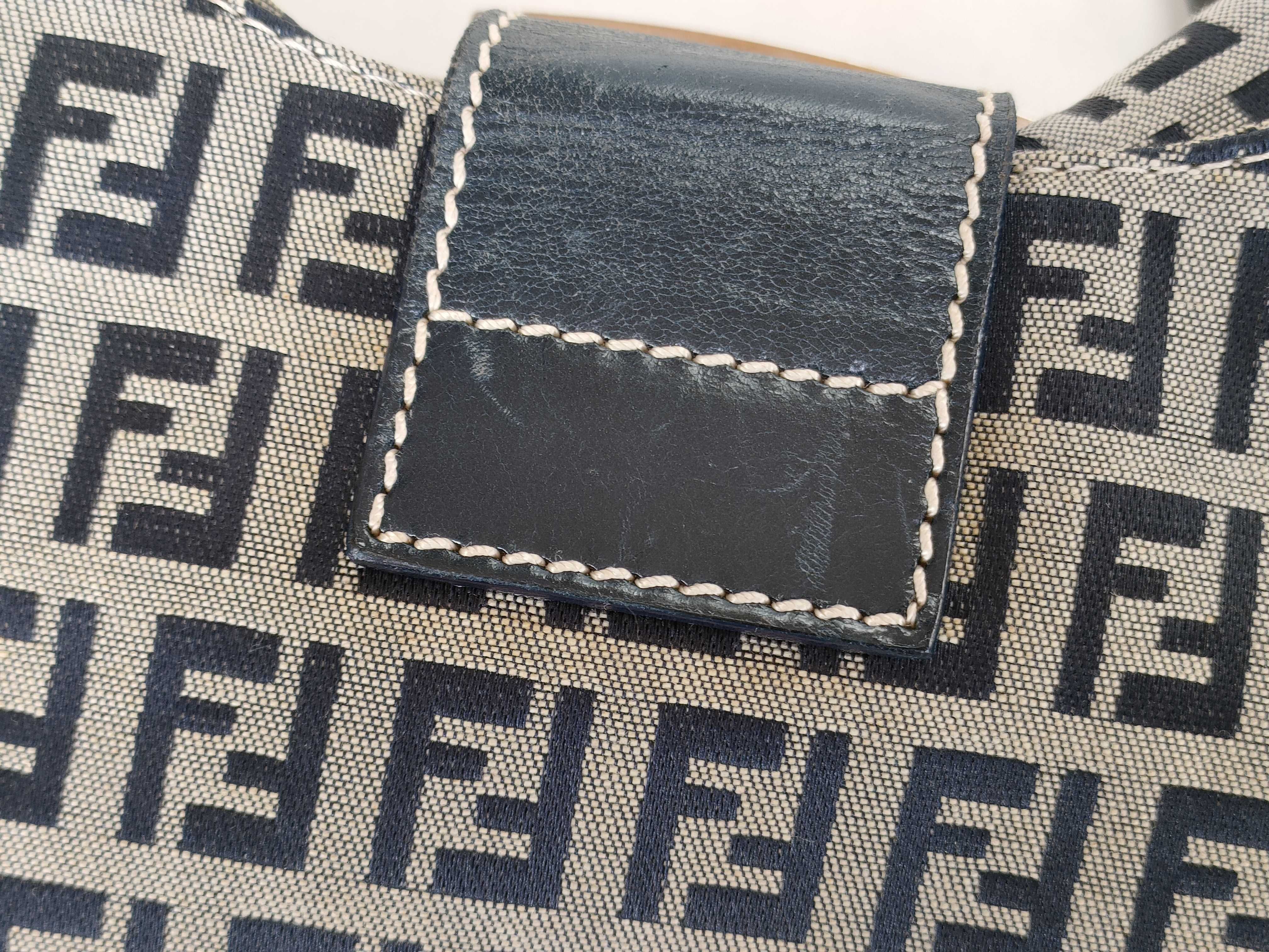 Zucca pattern Fendi Mamma Bucket Zucchino handbag one-shoulder bag — view 12