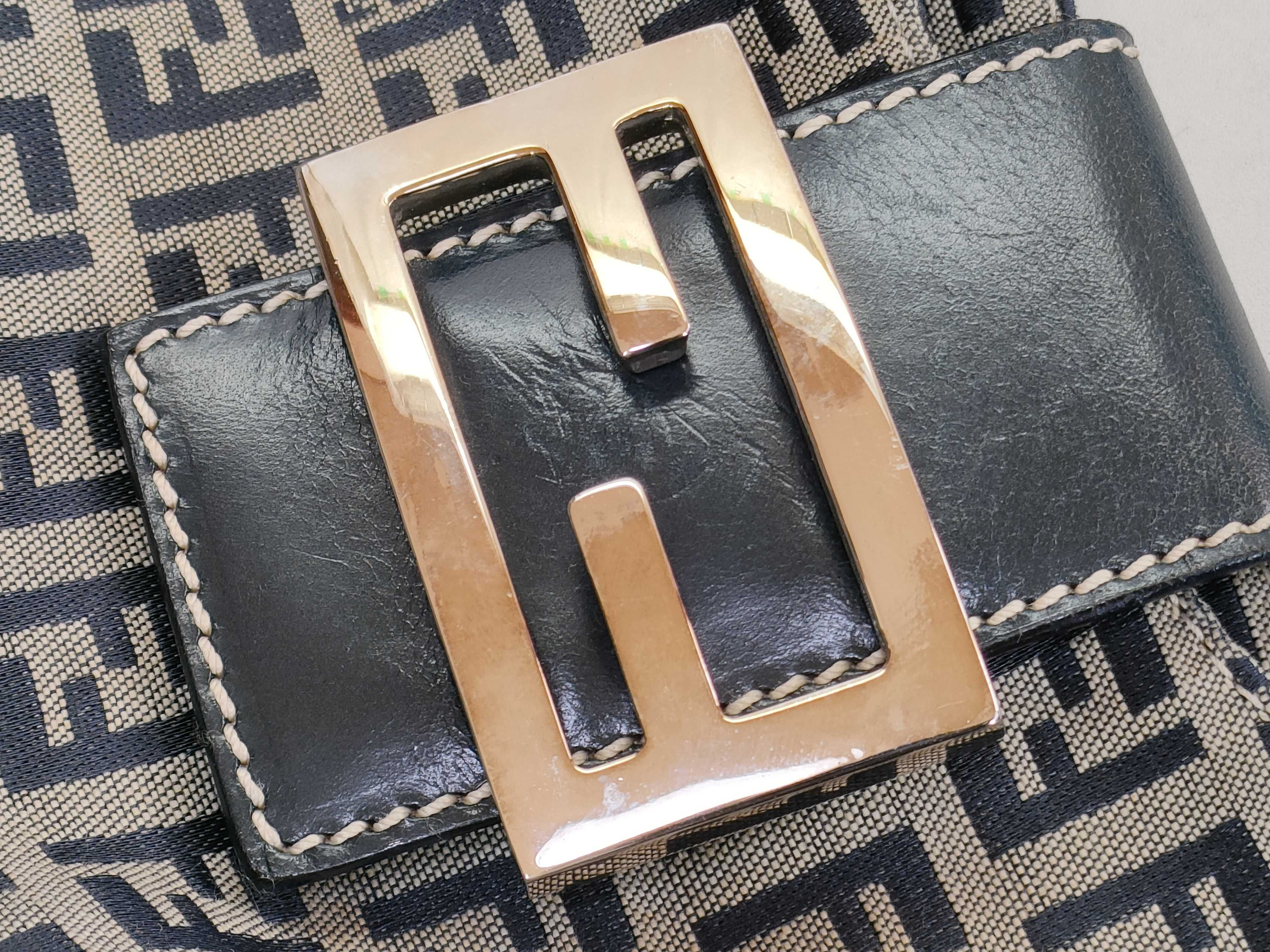 Zucca pattern Fendi Mamma Bucket Zucchino handbag one-shoulder bag — view 14