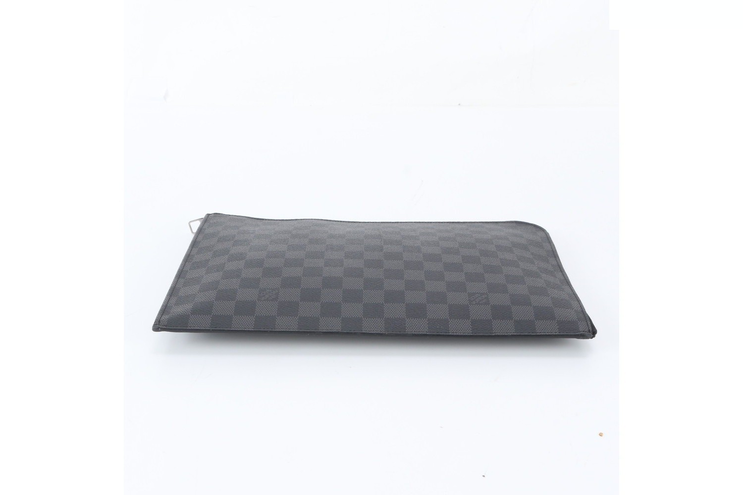 Damier Graphite Pochette Jour GM N64437 Leather Second Bag — view 5