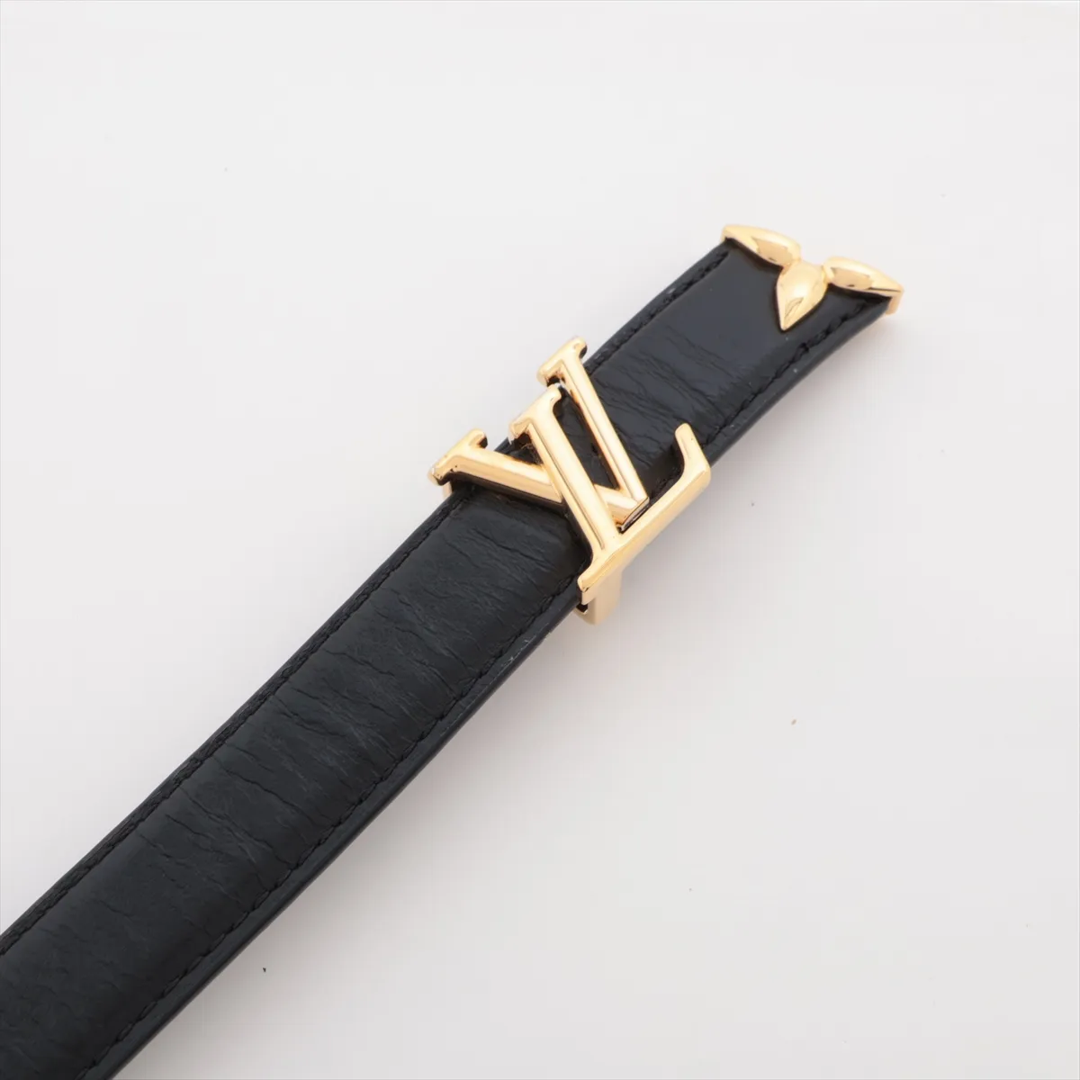 M8232W Belt Pretty LV20MM Reversible BC1295 Belt 75 GP x PVC x Leather Noir — view 2