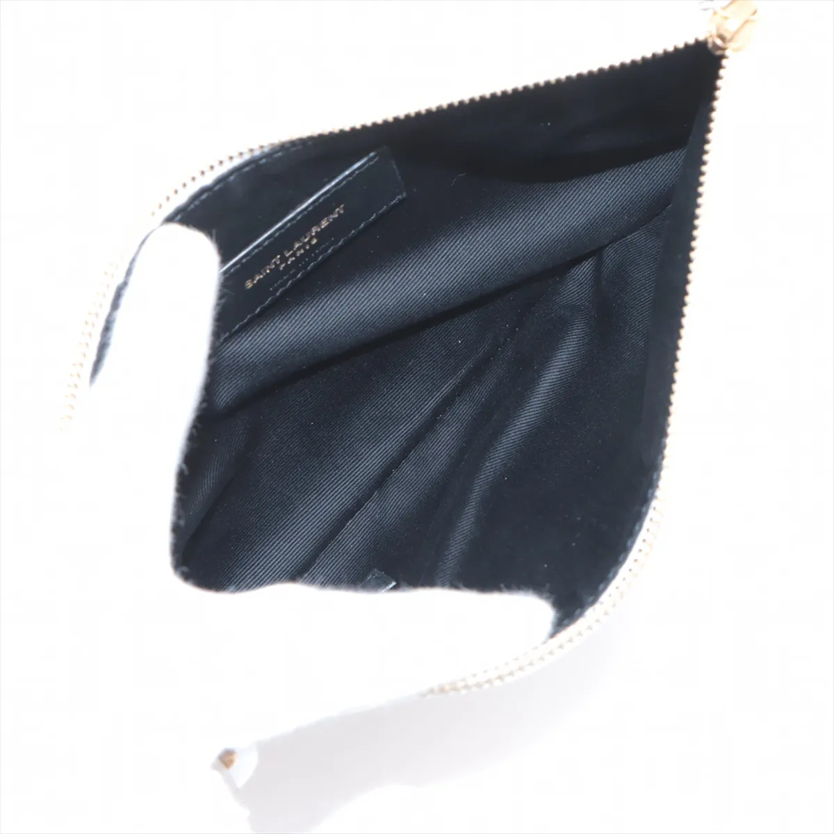 Jamie Leather Chain Shoulder Bag White 781666 — view 8