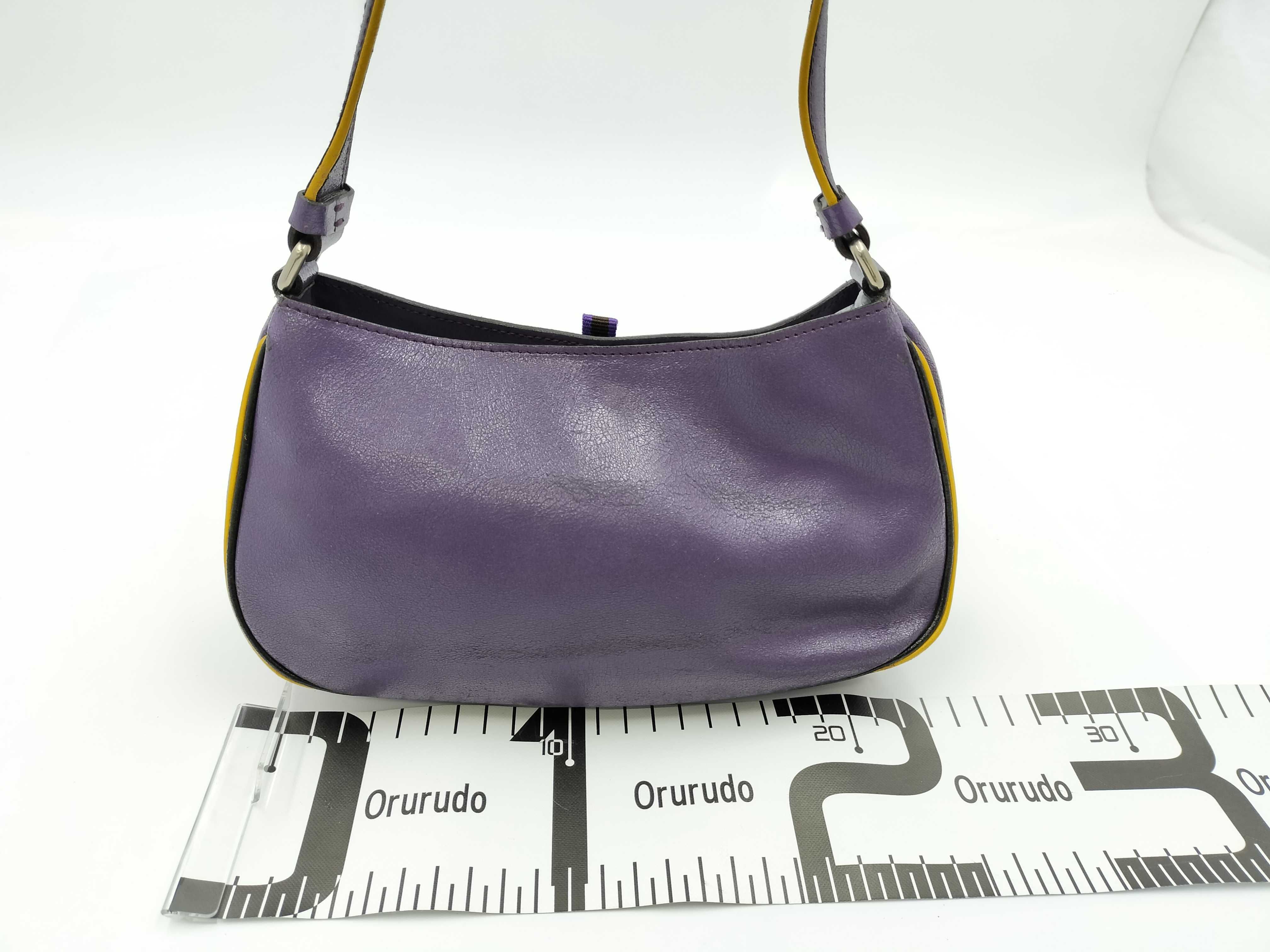 purple shoulder bag — view 2