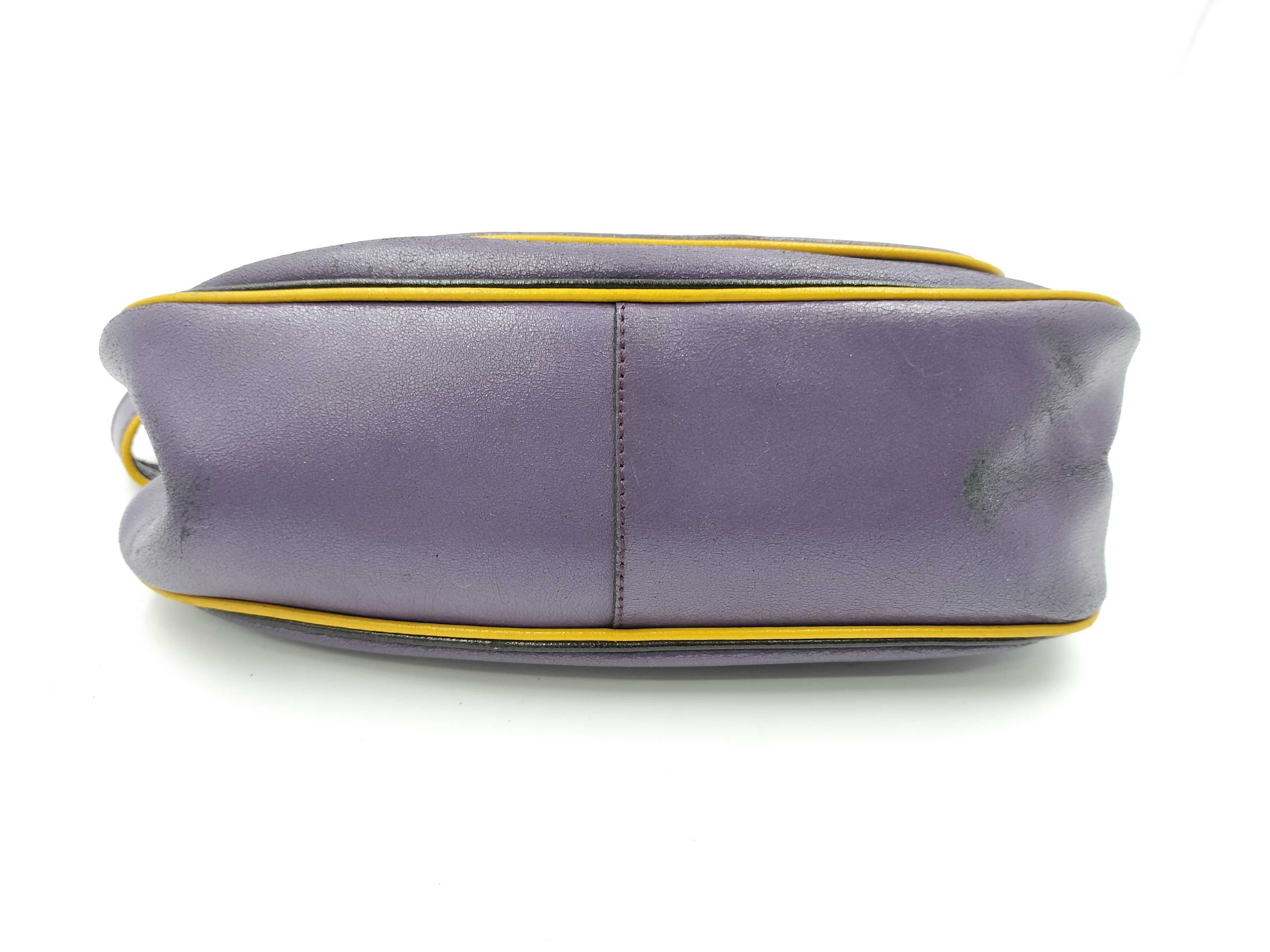 purple shoulder bag — view 3