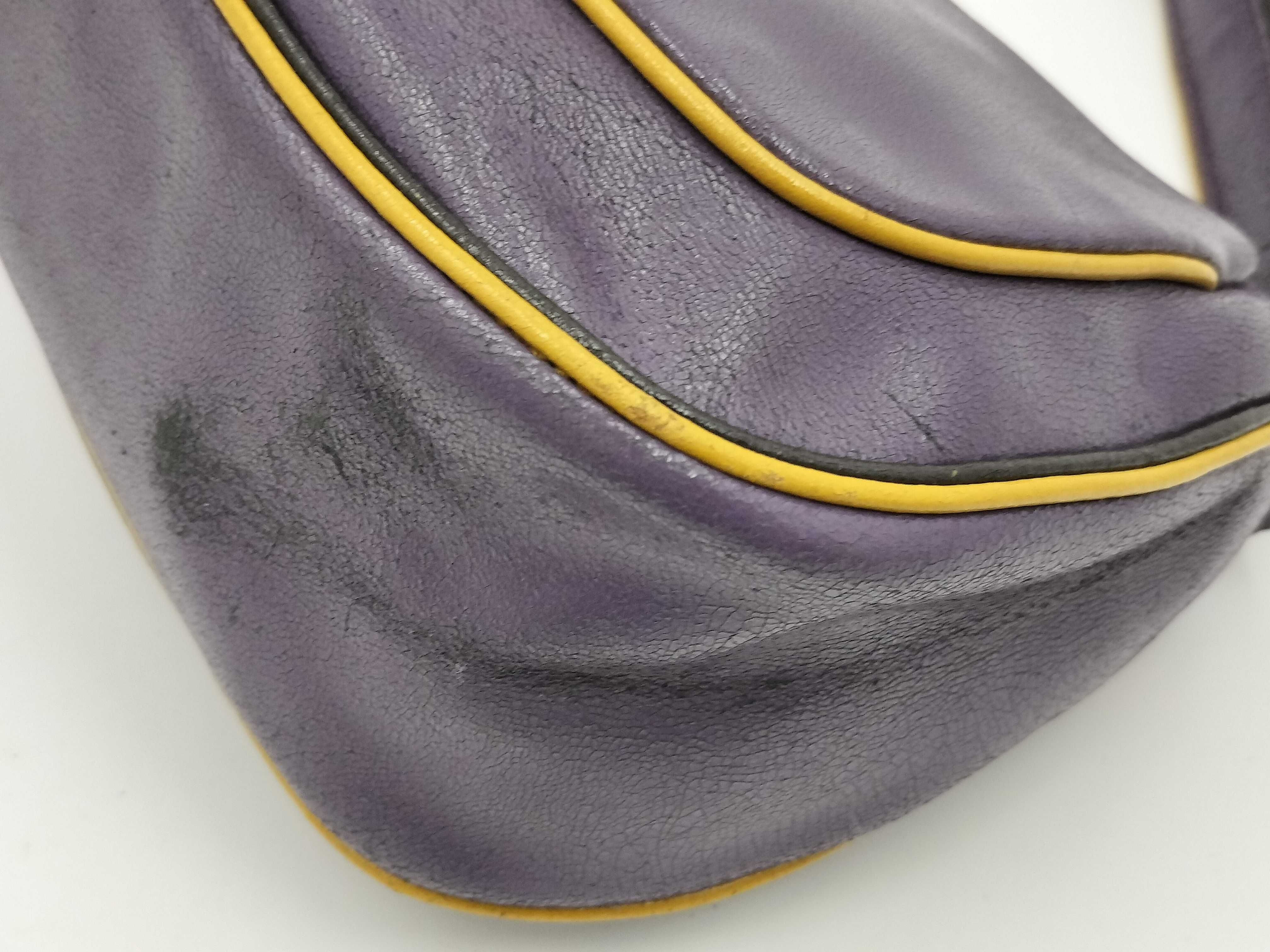 purple shoulder bag — view 4