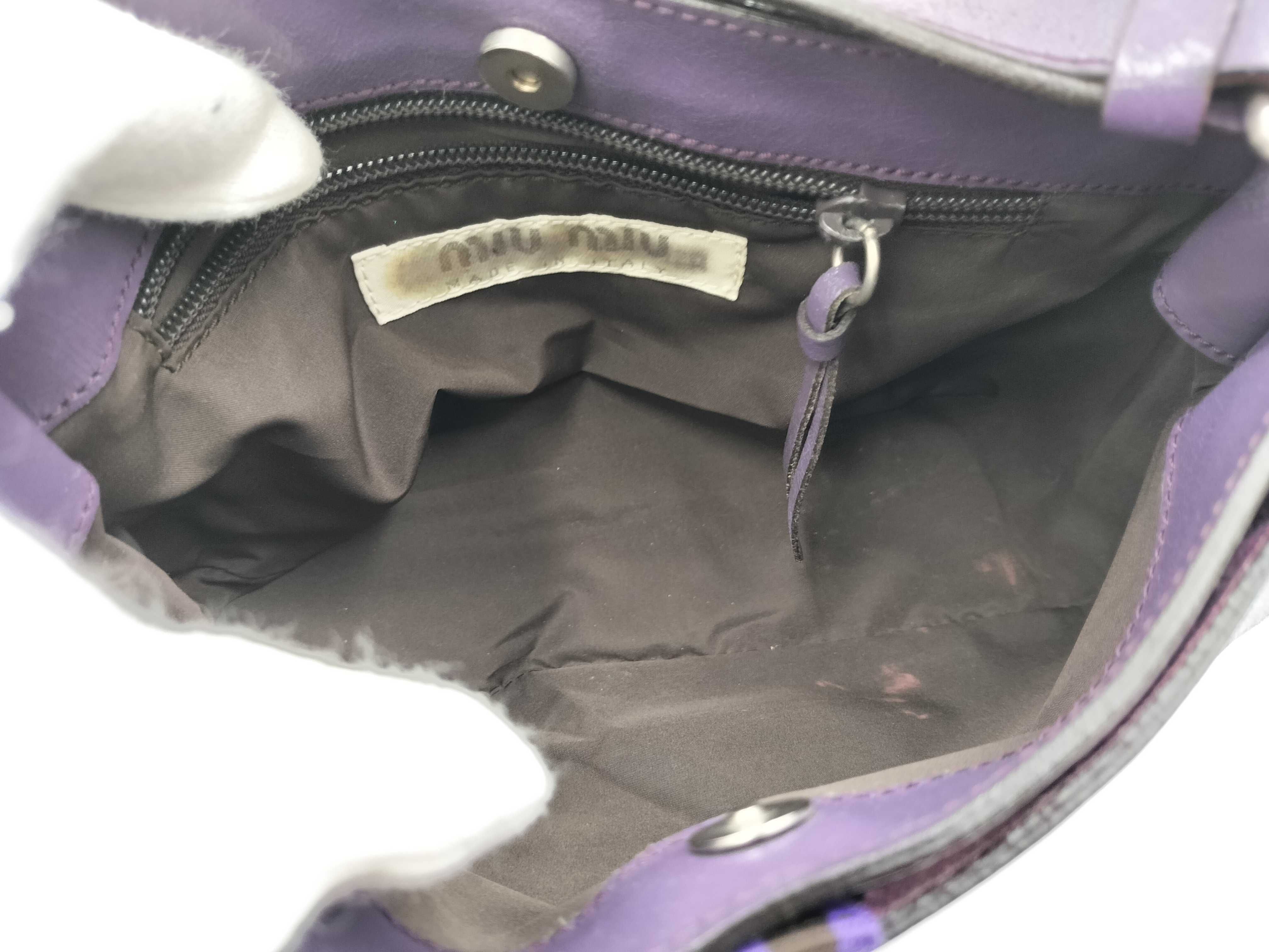 purple shoulder bag — view 8
