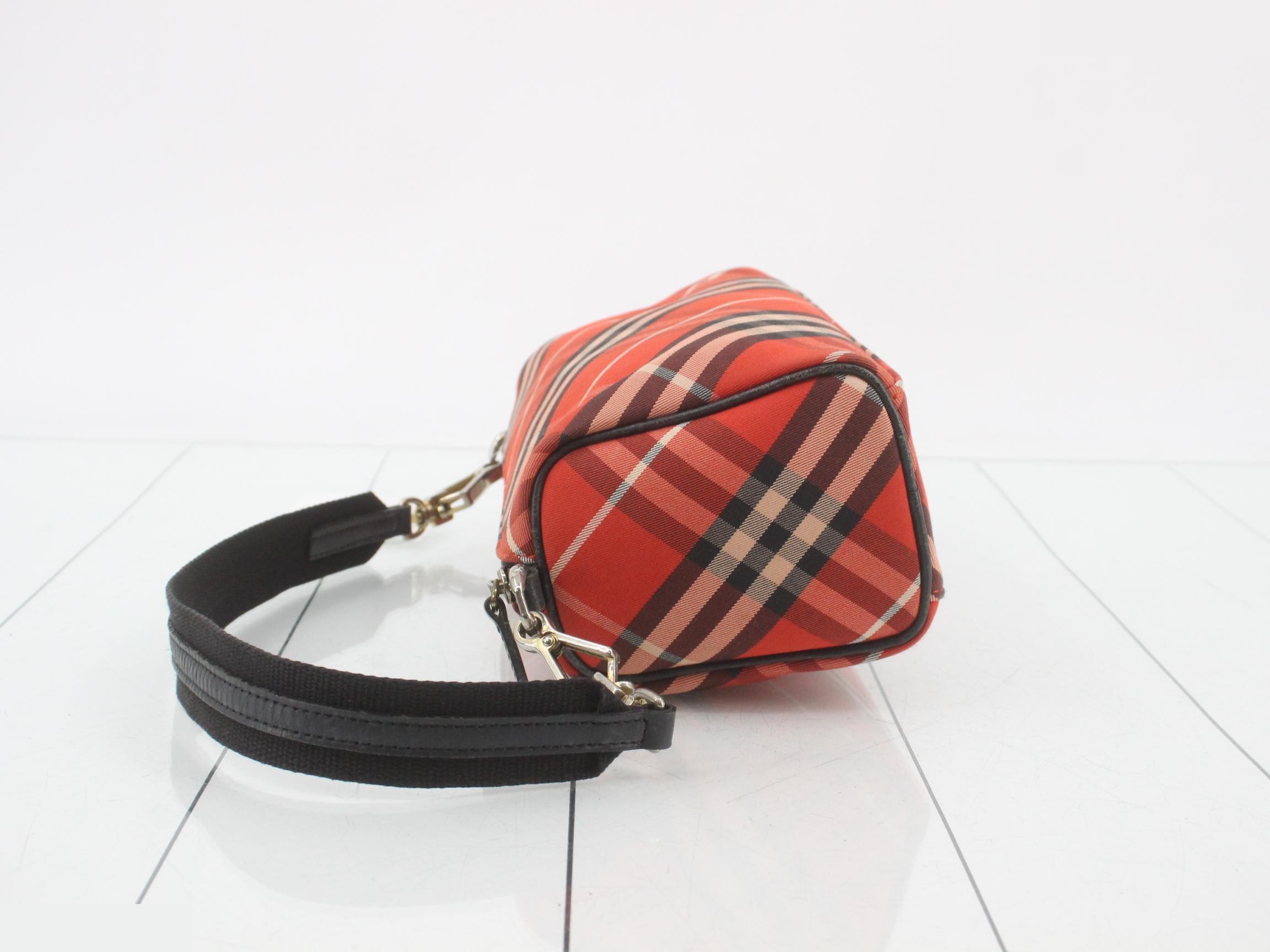 Nova Check One-Shoulder Bag, Red — view 4