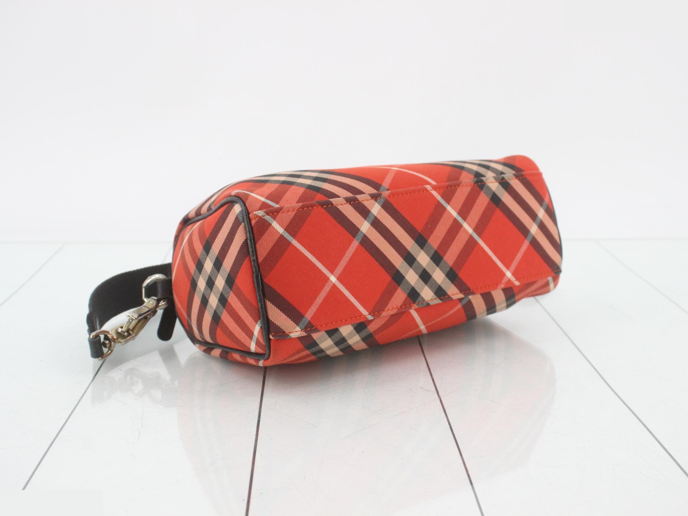 Nova Check One-Shoulder Bag, Red — view 5
