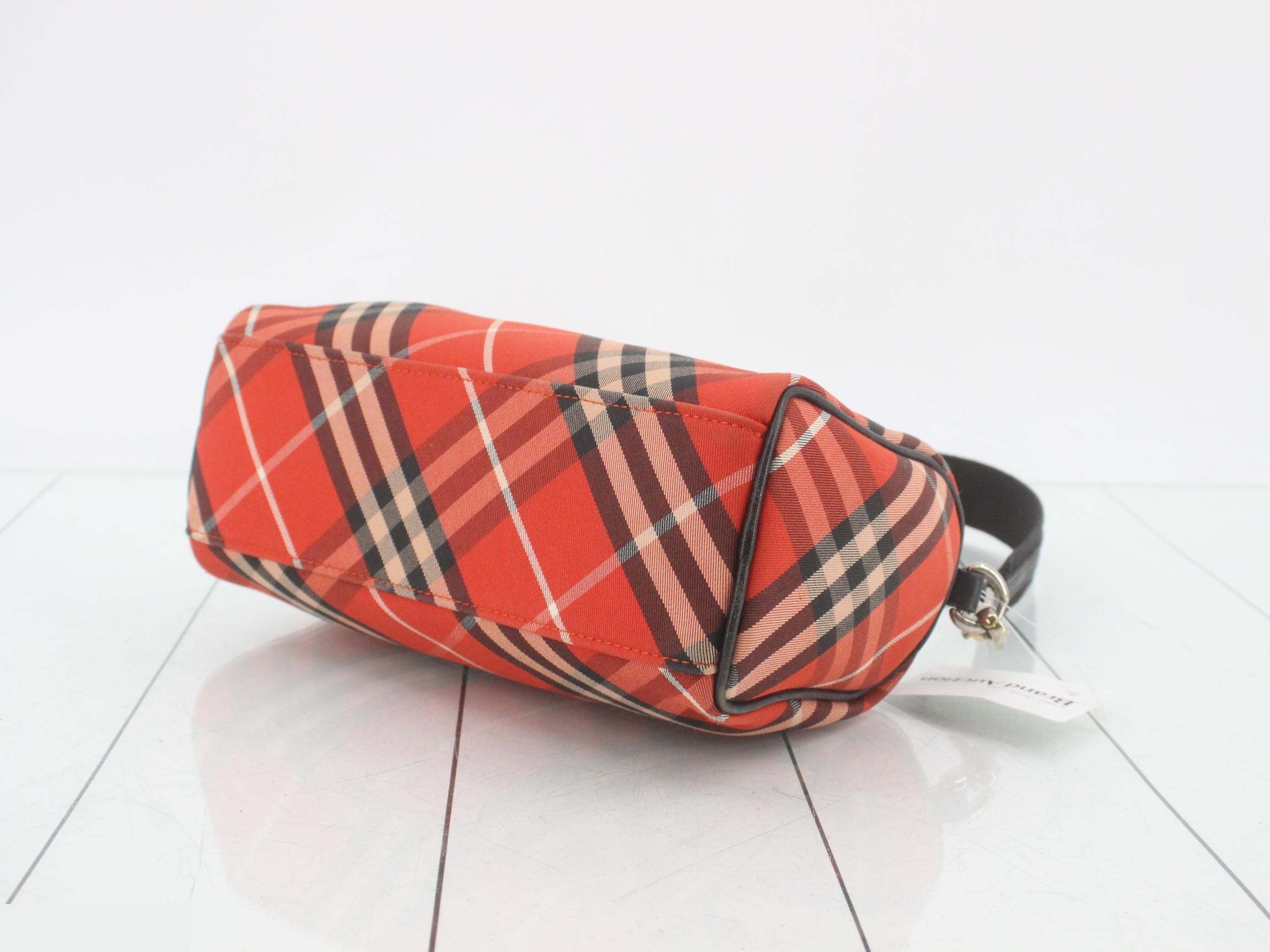 Nova Check One-Shoulder Bag, Red — view 6
