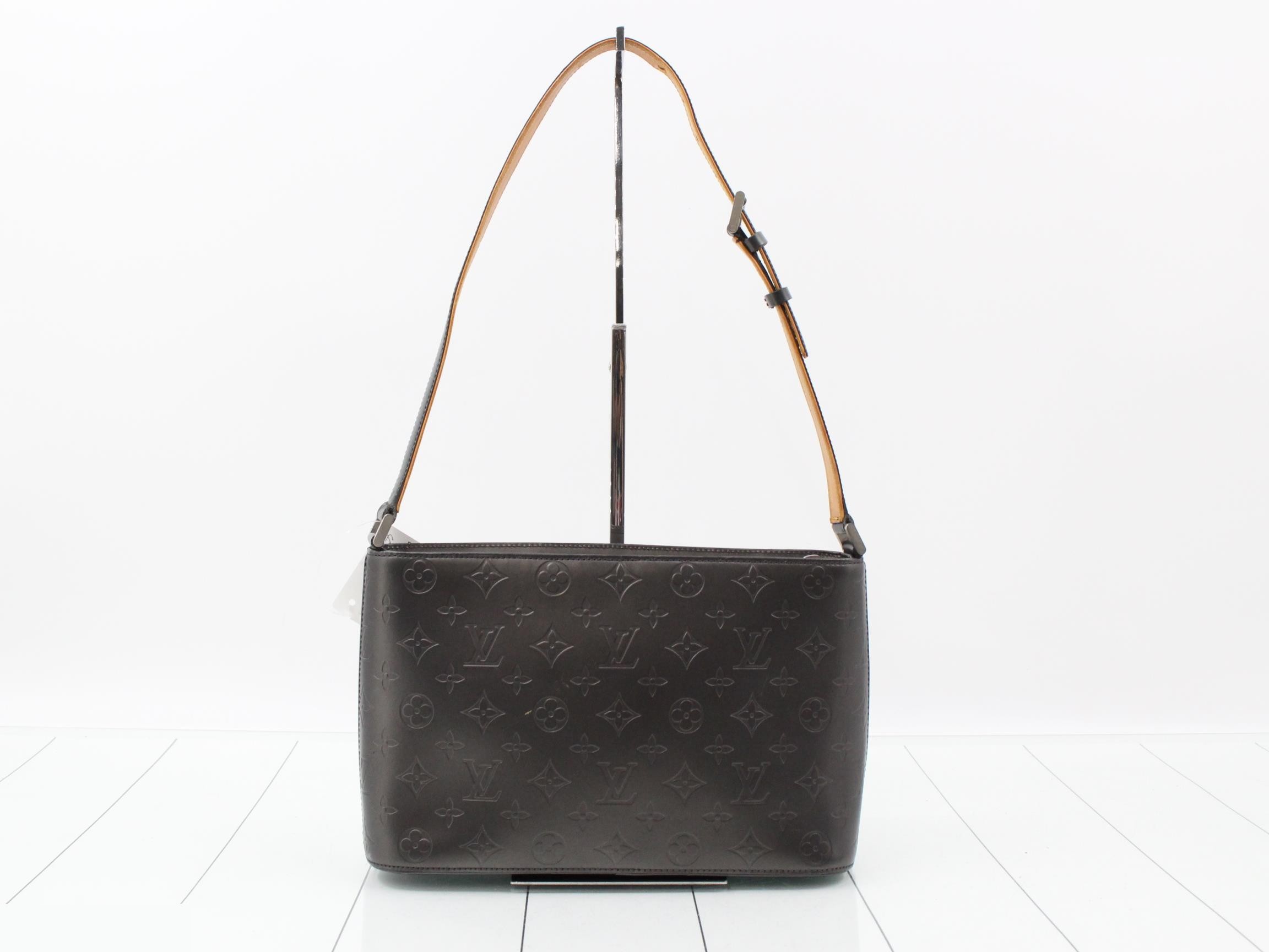 Monogram Matte Alston Noir Shoulder Bag — view 2