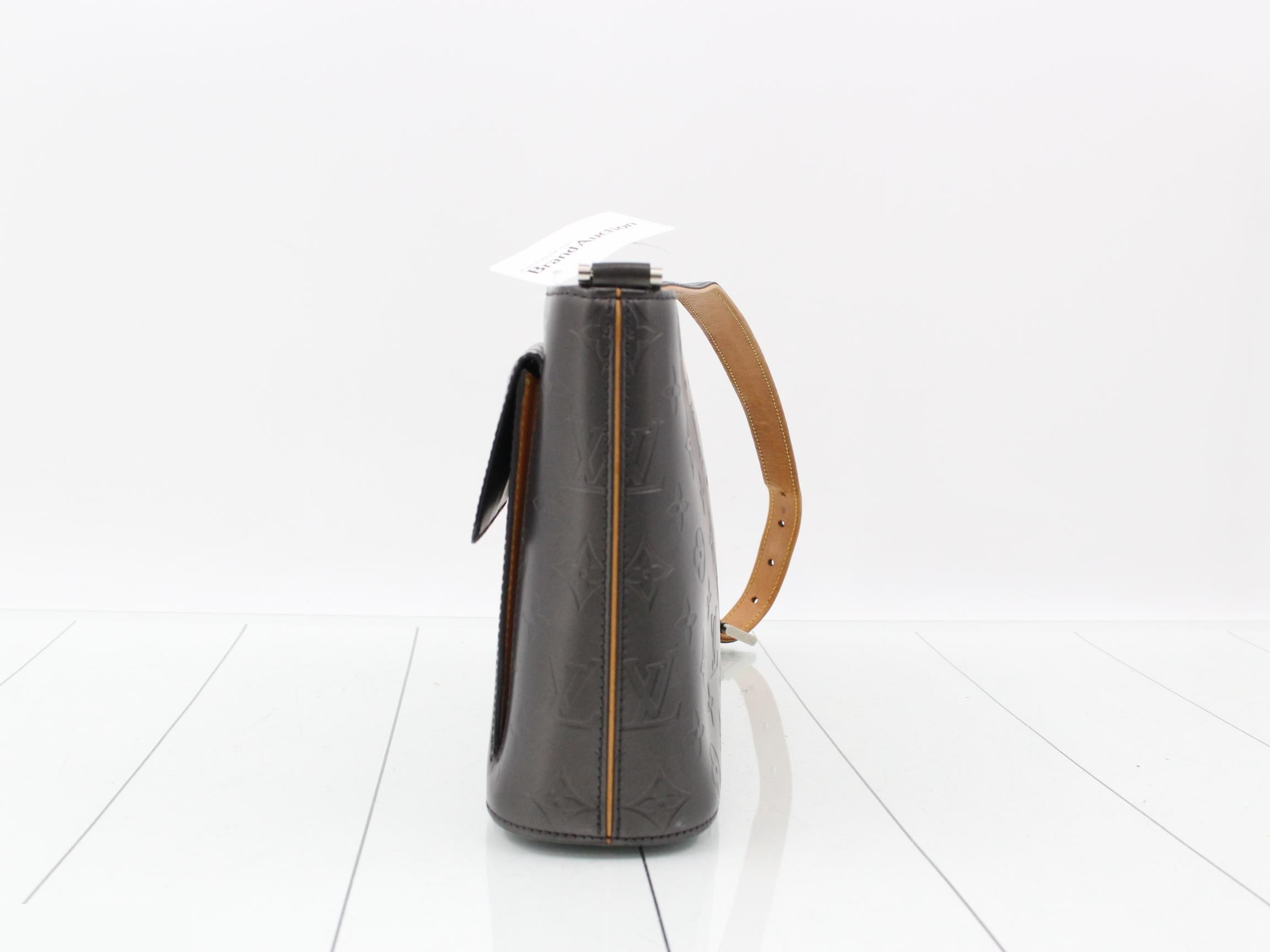 Monogram Matte Alston Noir Shoulder Bag — view 3