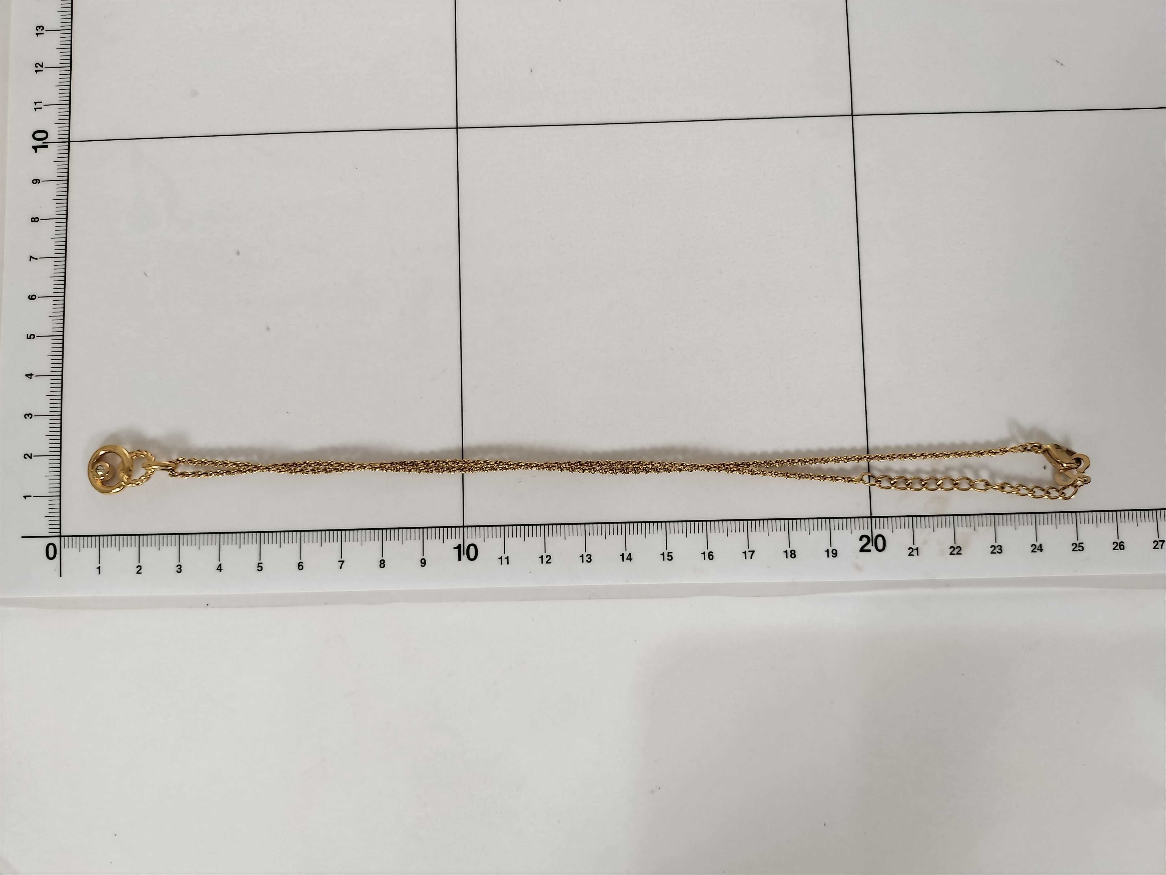 Gold Necklace with Stones — view 9