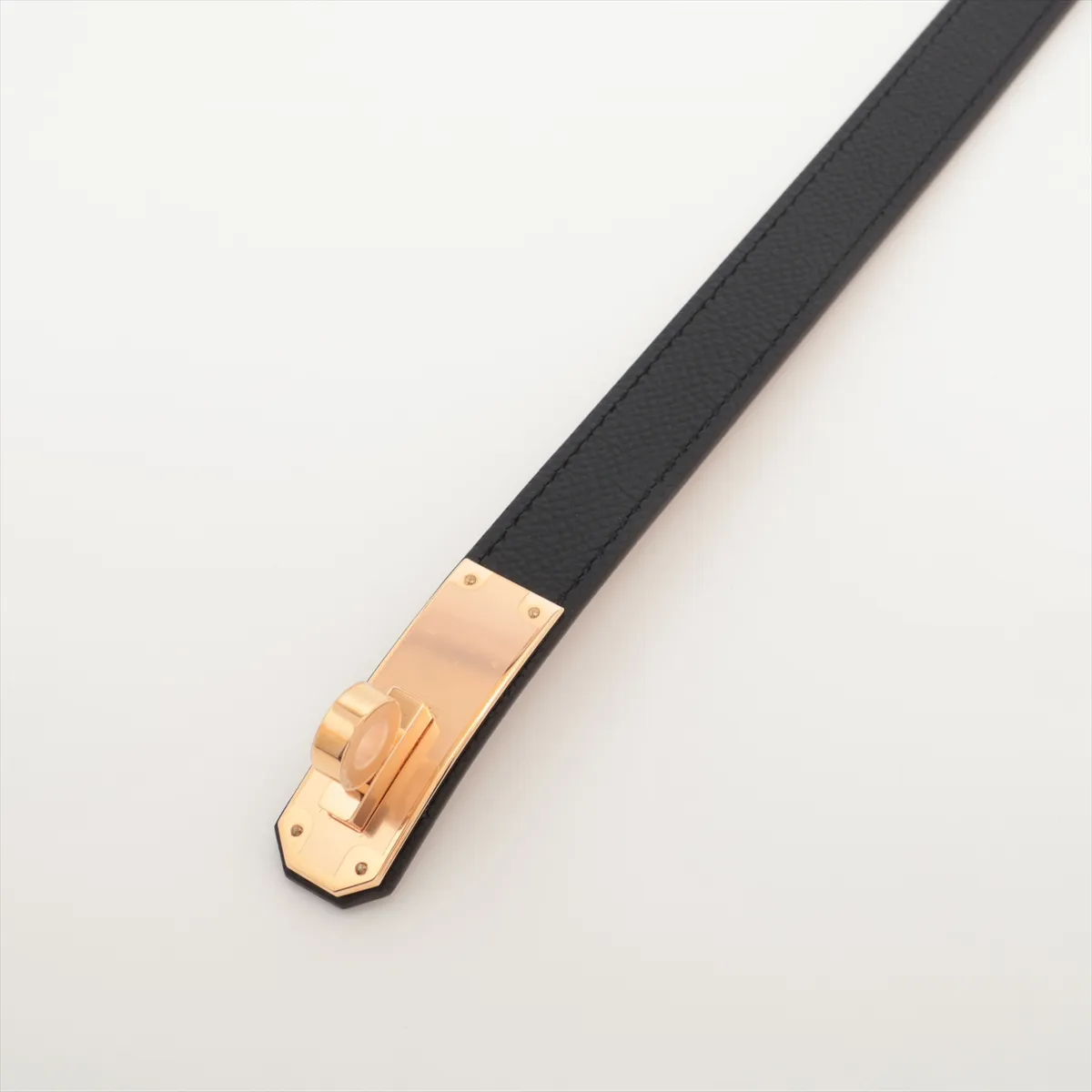 Kelly Belt G:2026 Belt GP x Leather Black x Gold Scratches — view 2