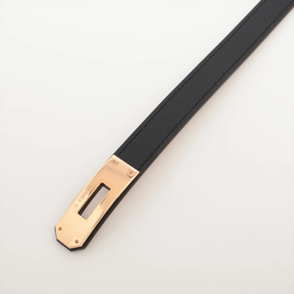 Kelly Belt G:2026 Belt GP x Leather Black x Gold Scratches — view 3