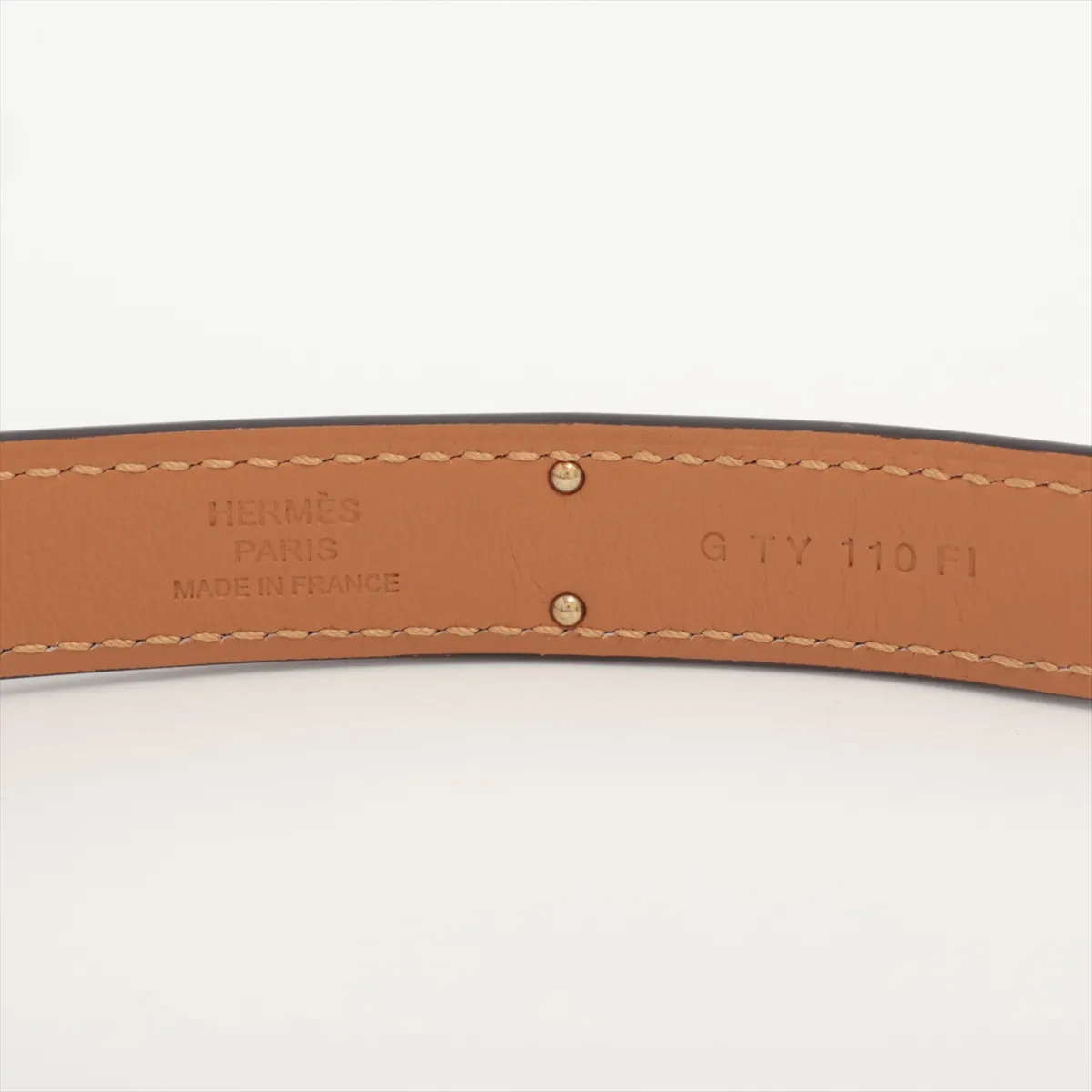 Kelly Belt G:2026 Belt GP x Leather Black x Gold Scratches — view 5