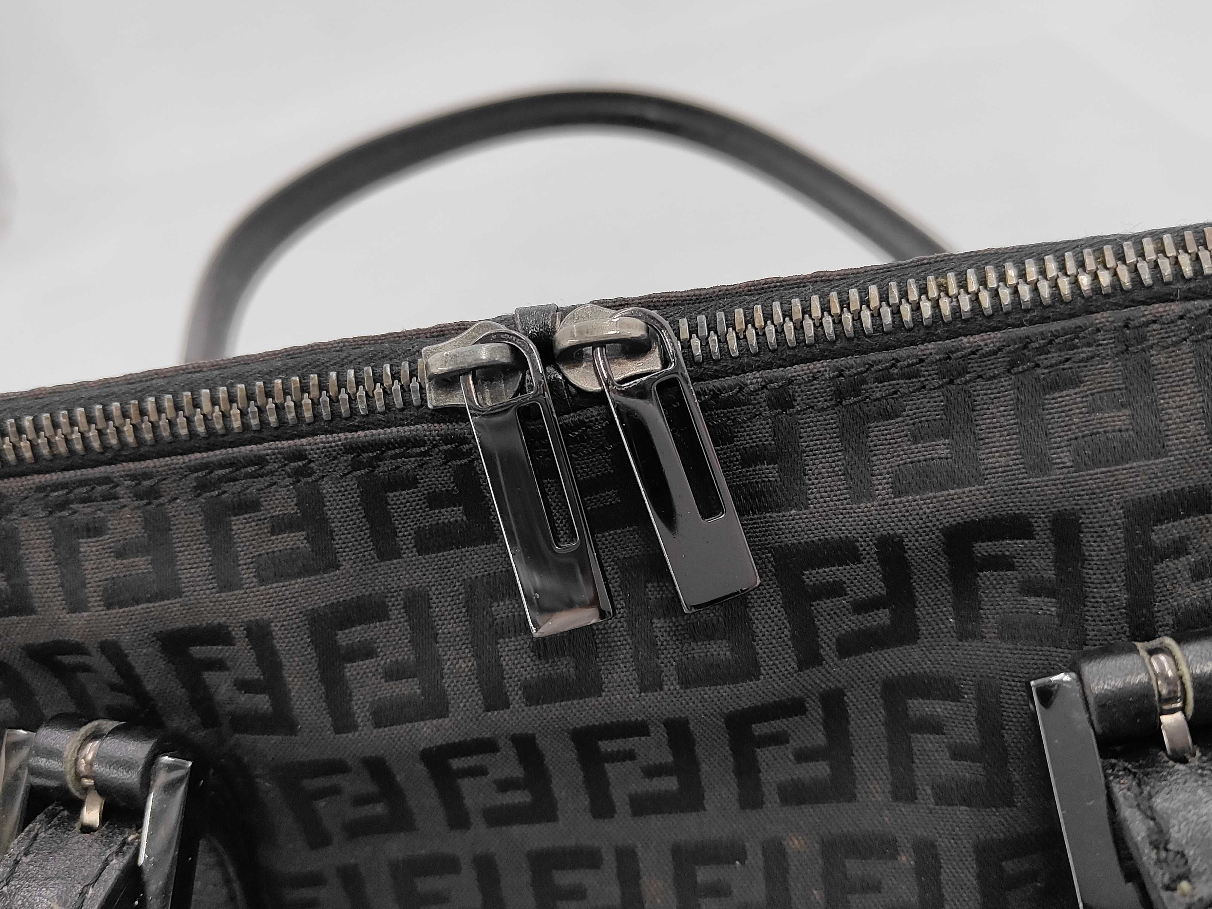 Zucca pattern Fendi Zucchino handbag — view 8