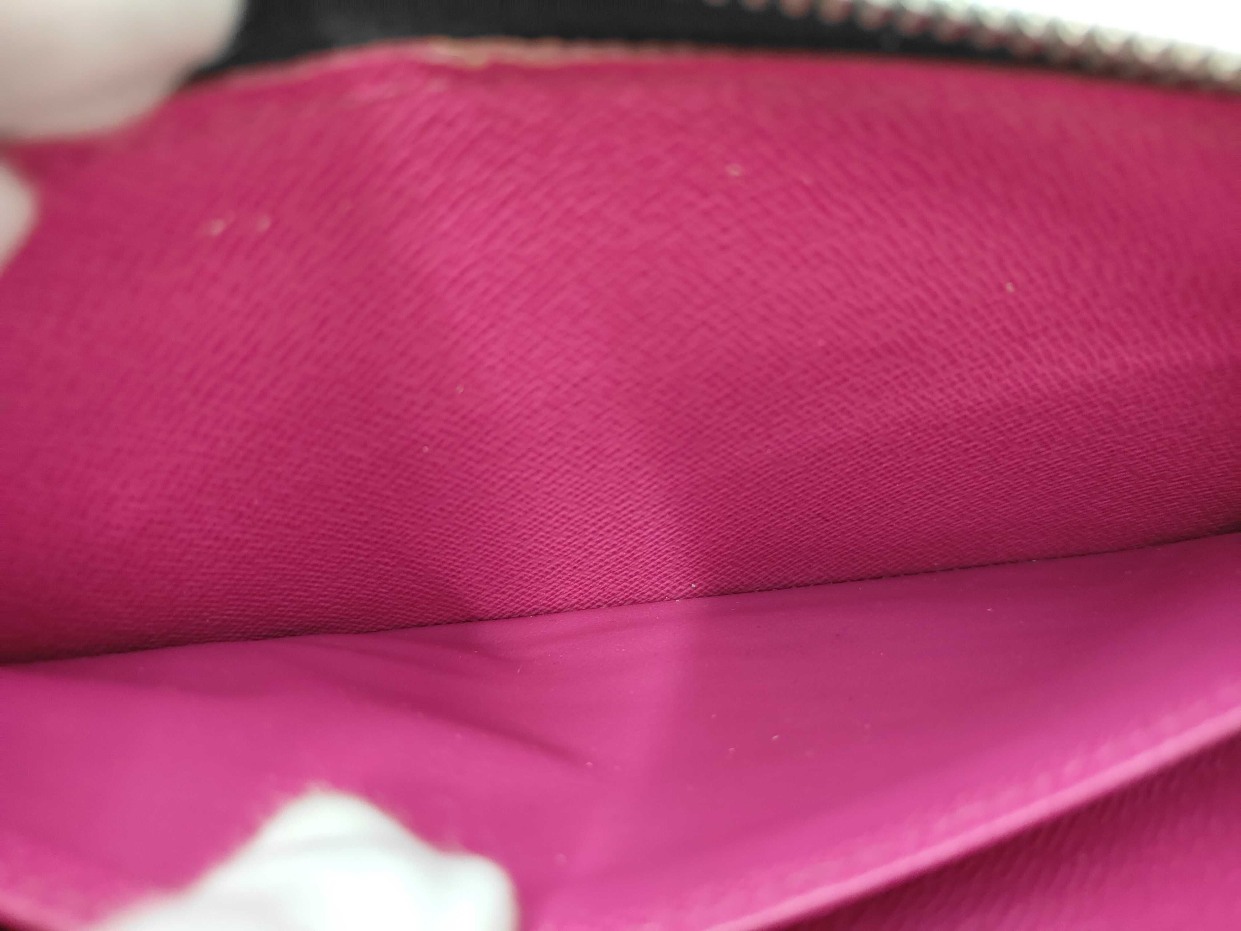 M64838 Epi Zippy Wallet Noir Hot Pink Wallet — view 7