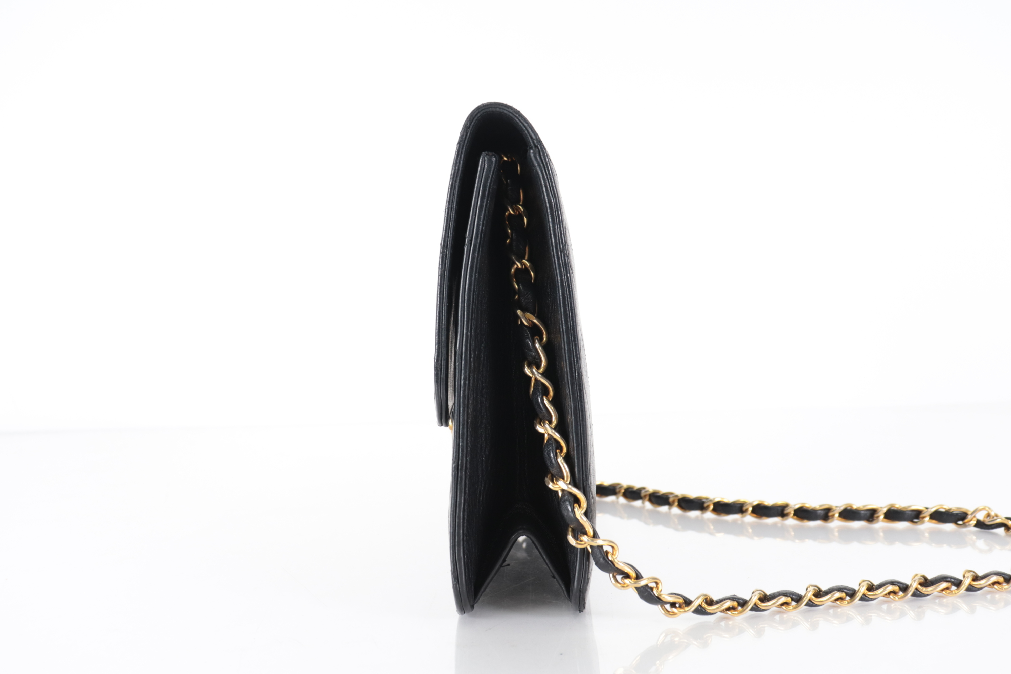 Matelassé Lambskin Push Chain Shoulder Bag (Series 7) — view 4