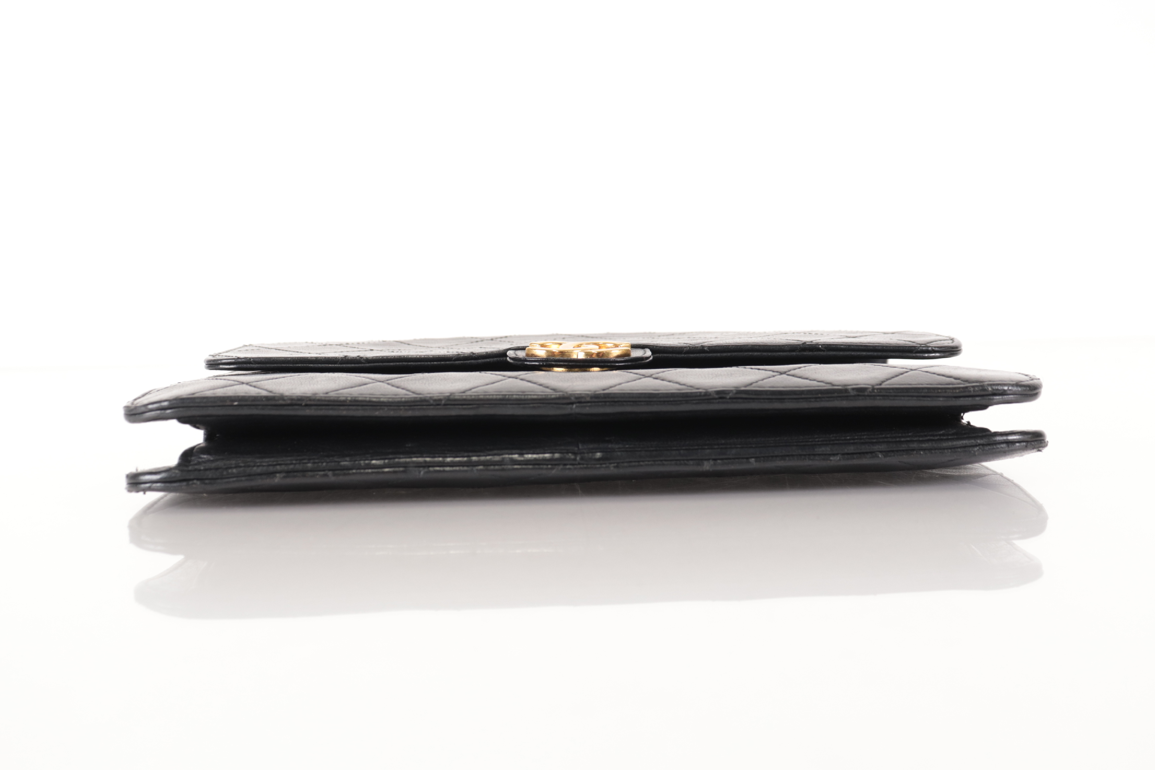 Matelassé Lambskin Push Chain Shoulder Bag (Series 7) — view 6