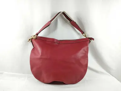 Sherry Line Leather Shoulder Bag Red 154401 Shoulder Bag