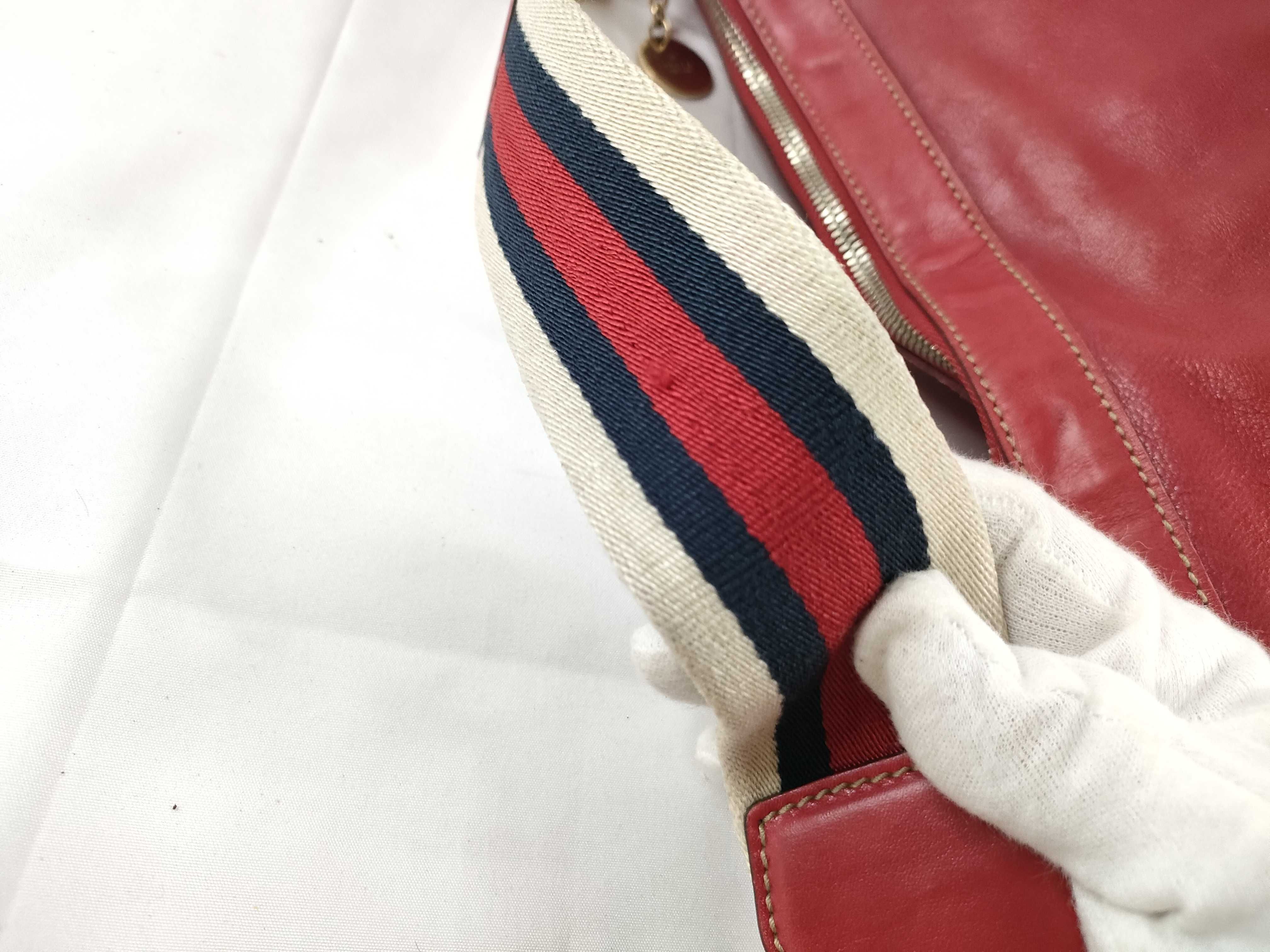 Sherry Line Leather Shoulder Bag Red 154401 Shoulder Bag — view 7