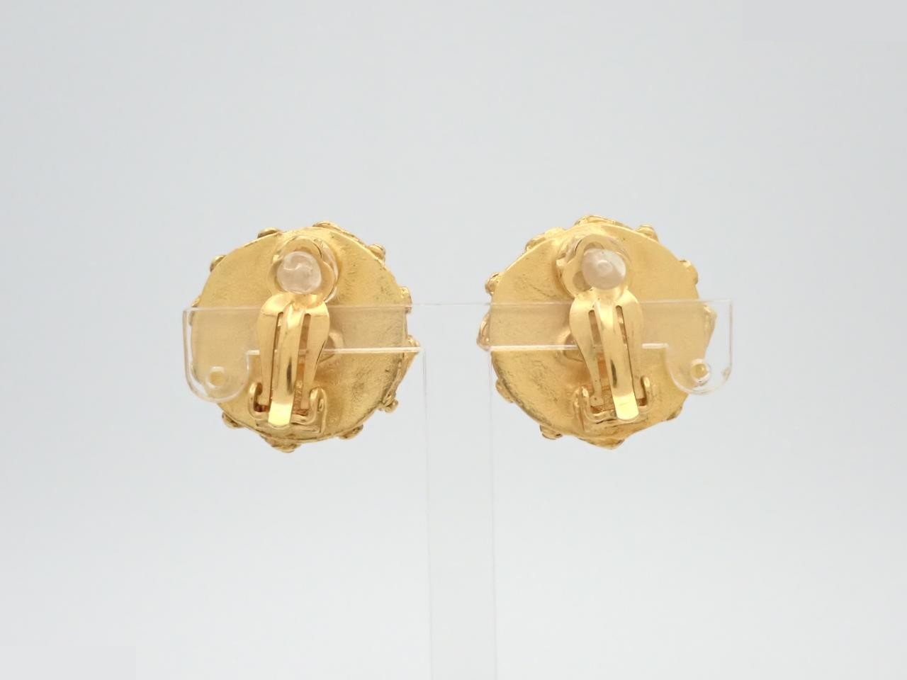 Earrings, Coco Mark, Gold, 94A — view 2