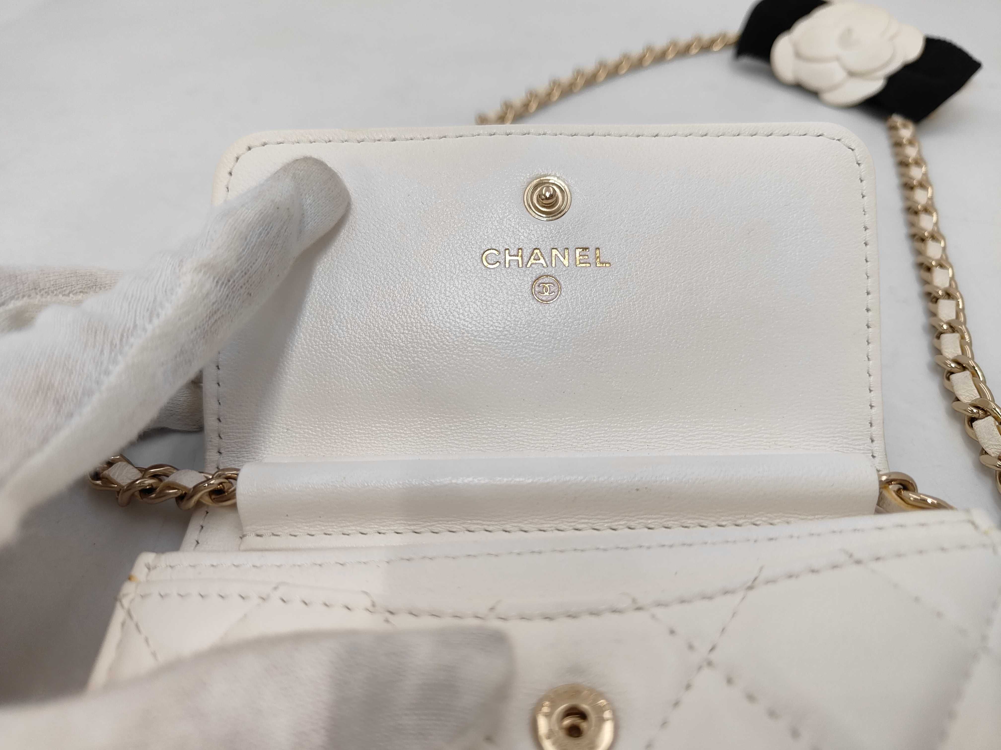 Mini Matelassé Lambskin Chain Shoulder Bag — view 8