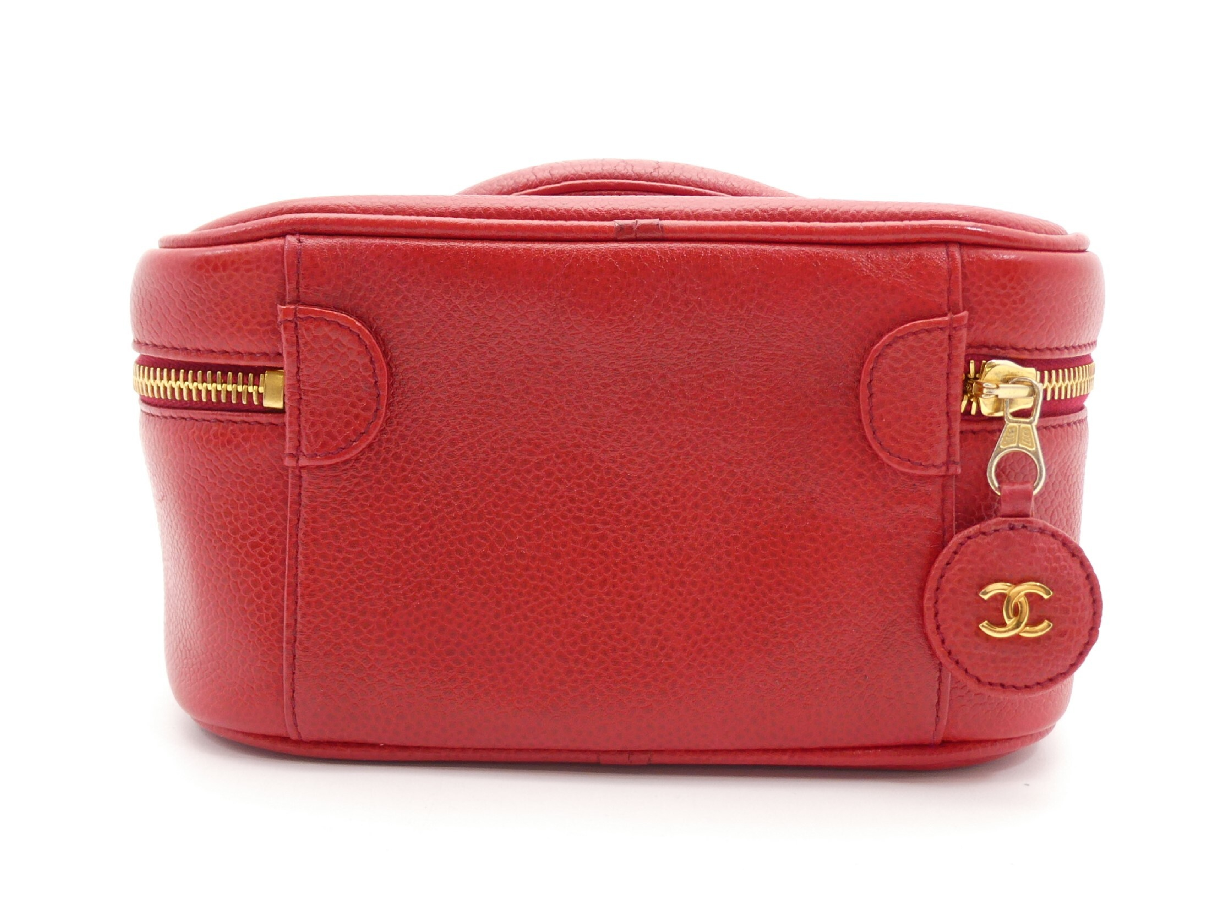Caviar Skin Coco Mark Vanity Bag — view 2