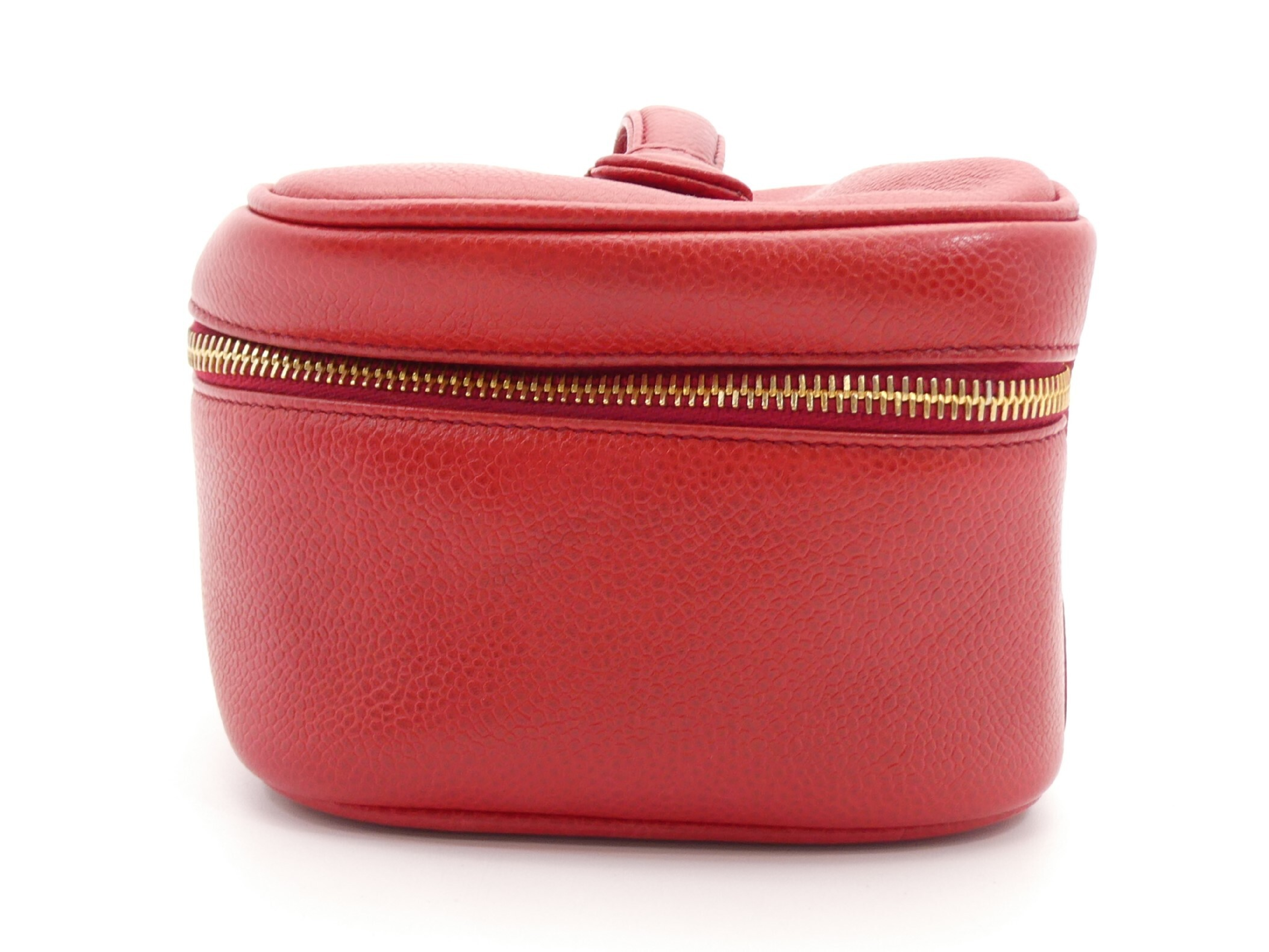 Caviar Skin Coco Mark Vanity Bag — view 3
