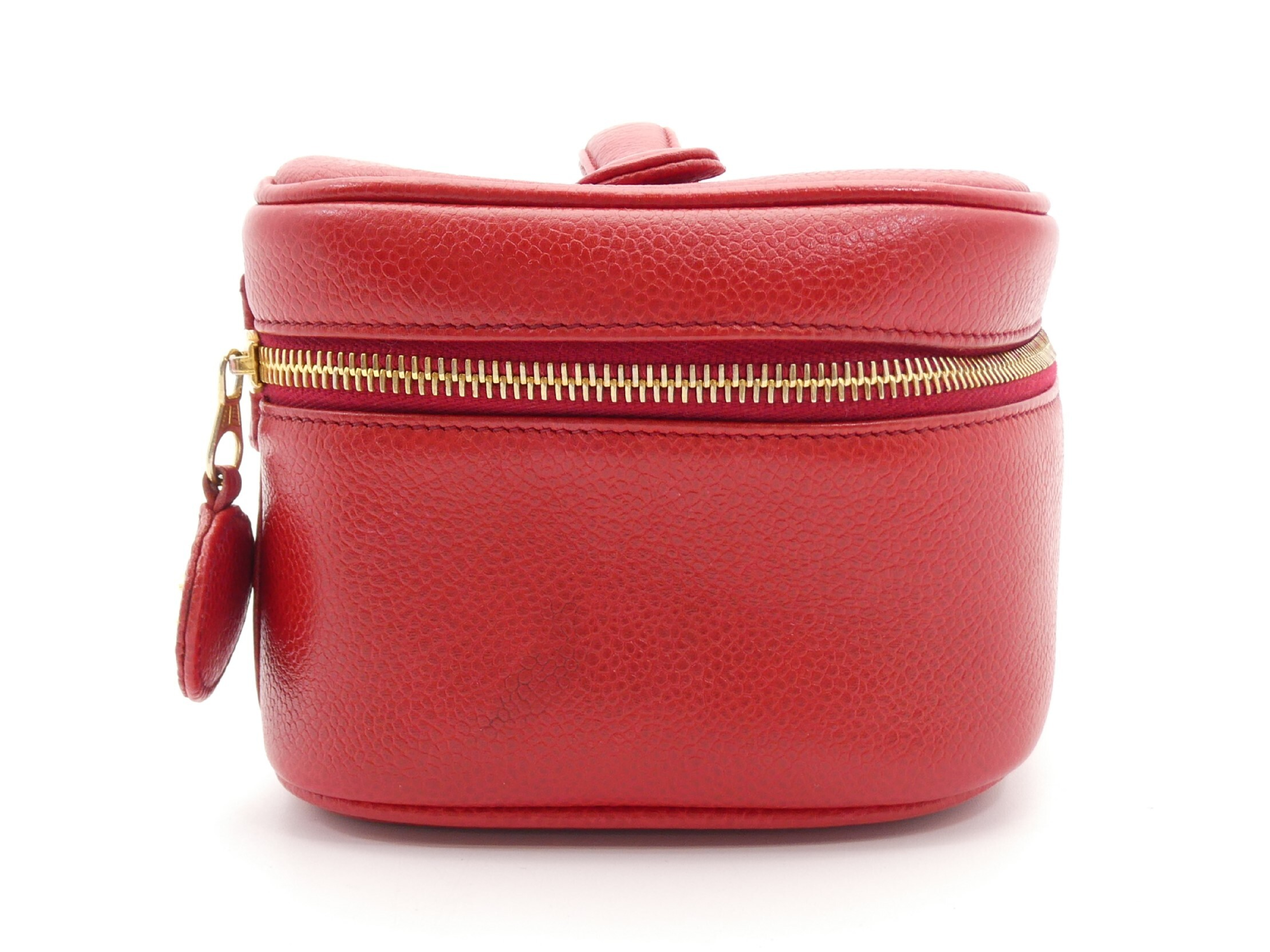 Caviar Skin Coco Mark Vanity Bag — view 4