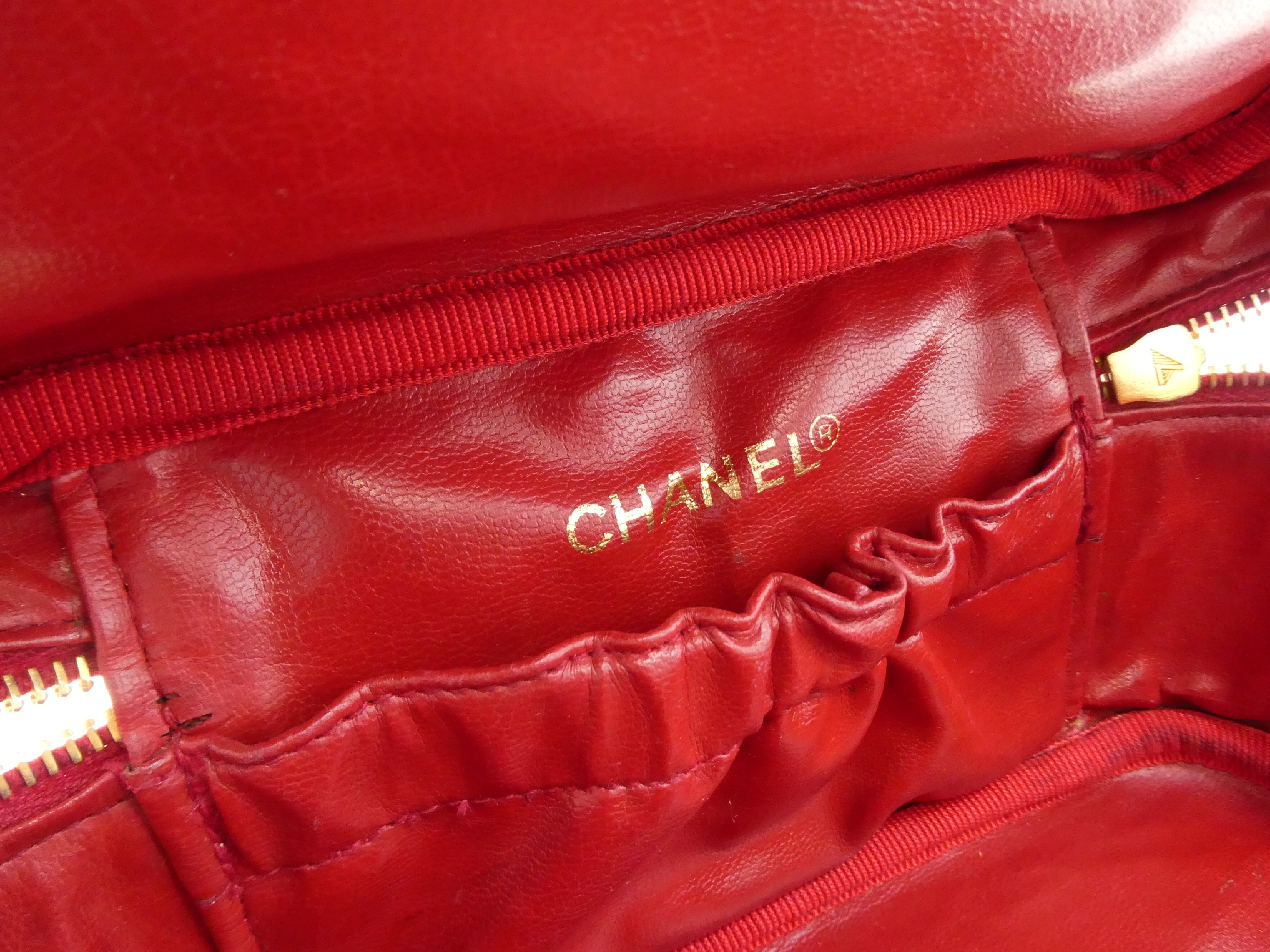 Caviar Skin Coco Mark Vanity Bag — view 8