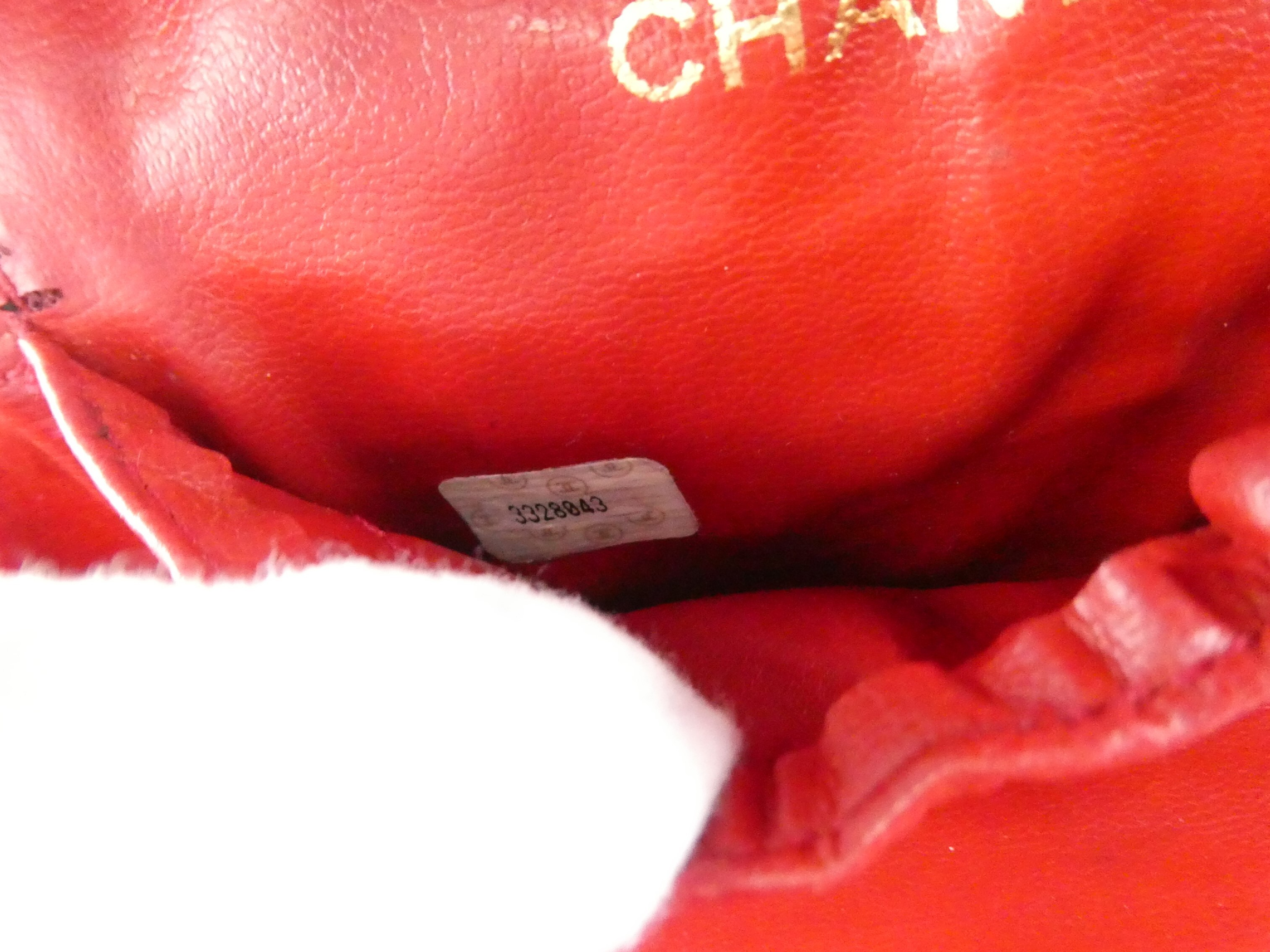 Caviar Skin Coco Mark Vanity Bag — view 9