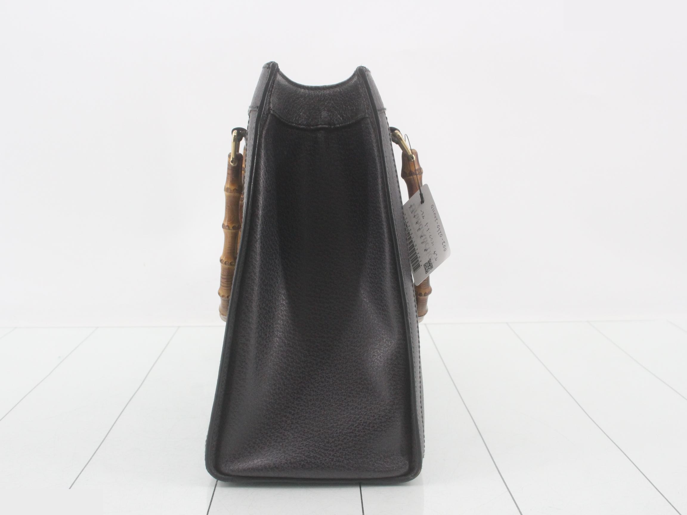 Bamboo tote bag, gray — view 3