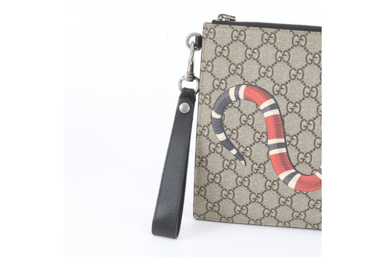 GG Supreme Kingsnake 473904 Leather Second Bag — view 2
